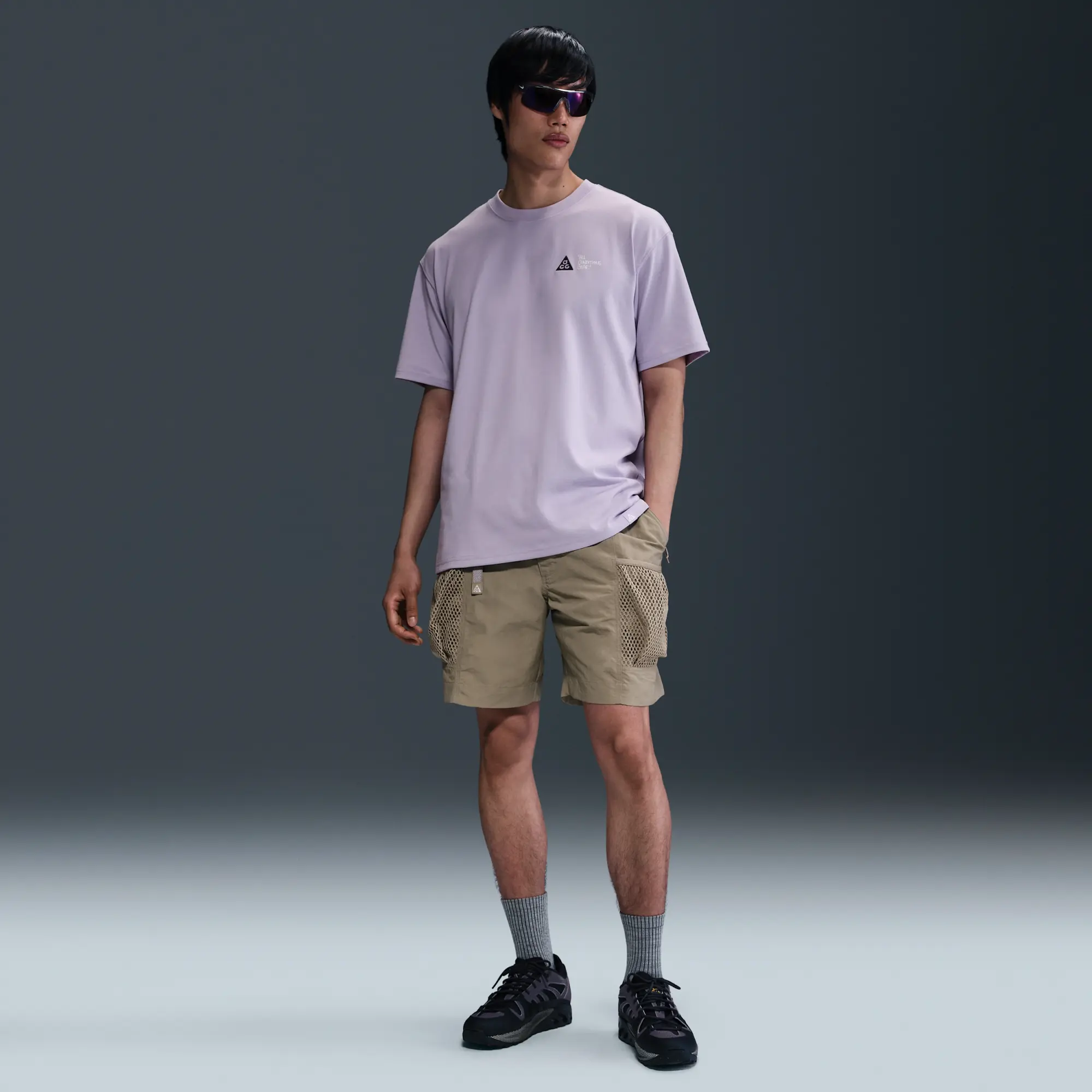 Nike ACG Men's Dri-FIT T-Shirt - Purple - Sustainable Materials