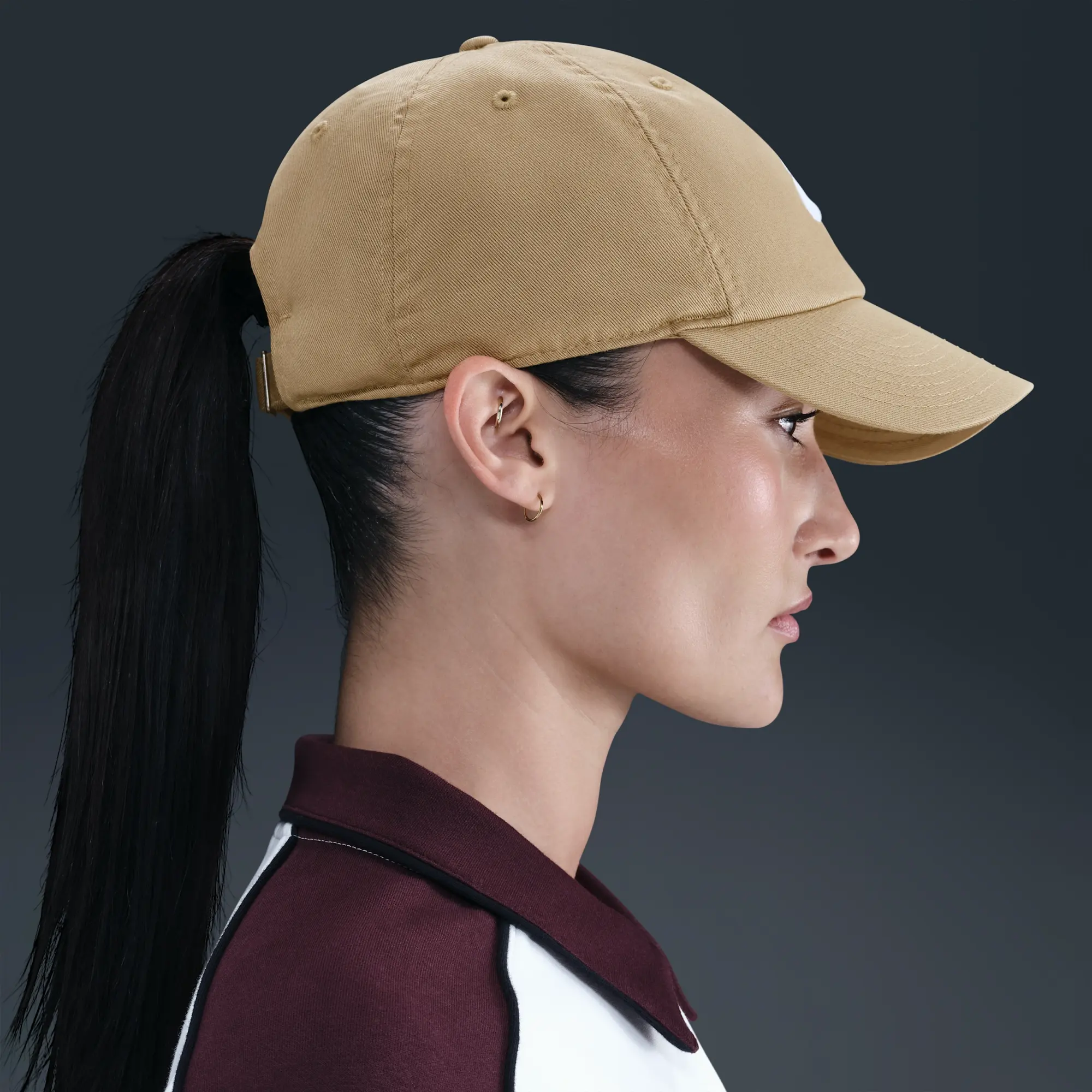 Nike Club Unstructured Futura Wash Cap - Brown - Cotton