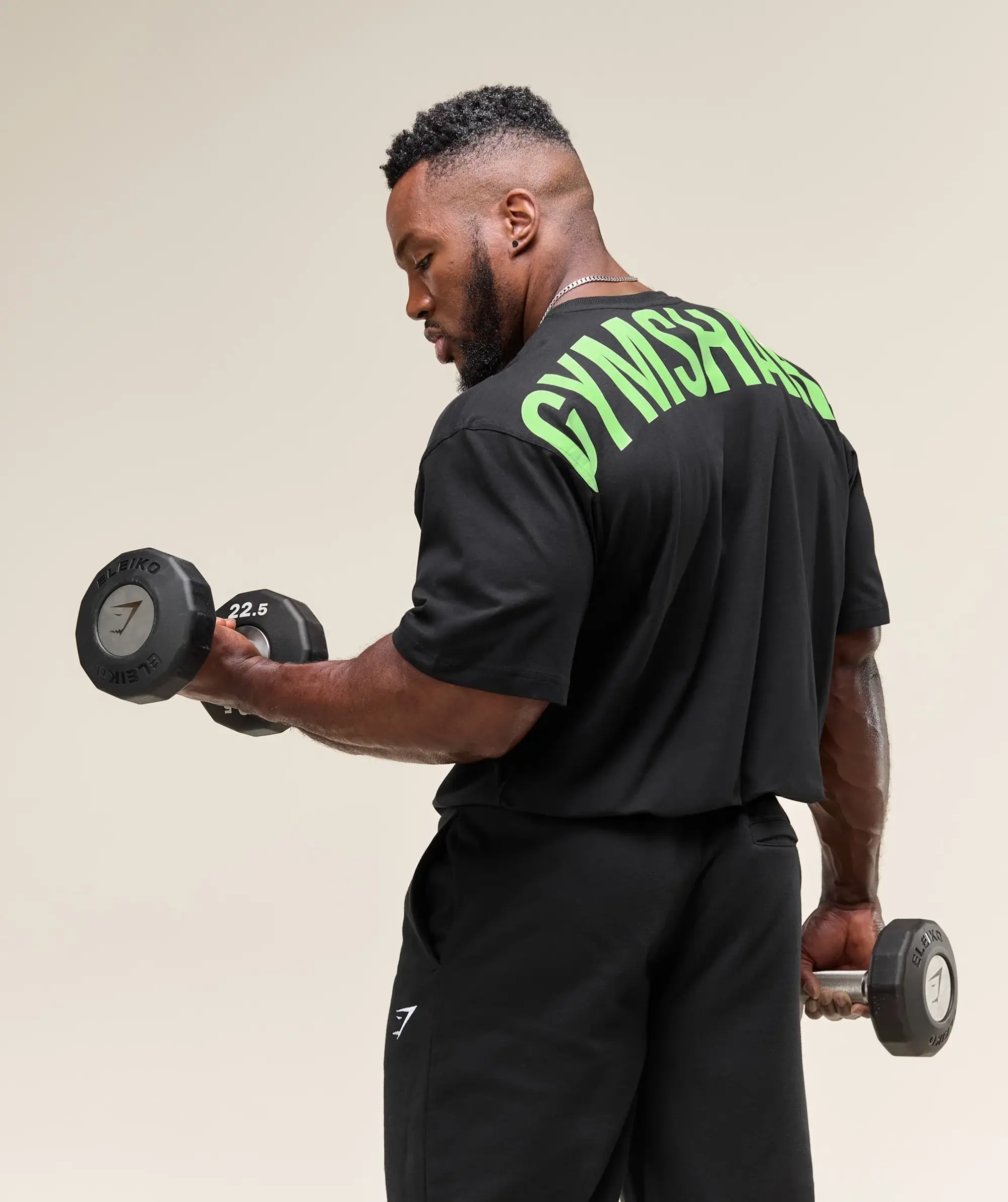  Power T-Shirt - Black/Energy Gelato Green