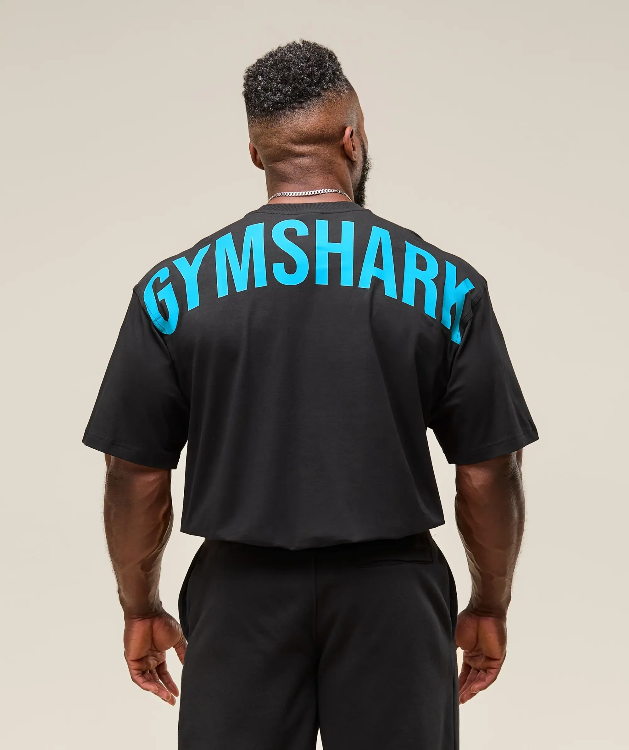  Power T-Shirt - Black/Brand Blue