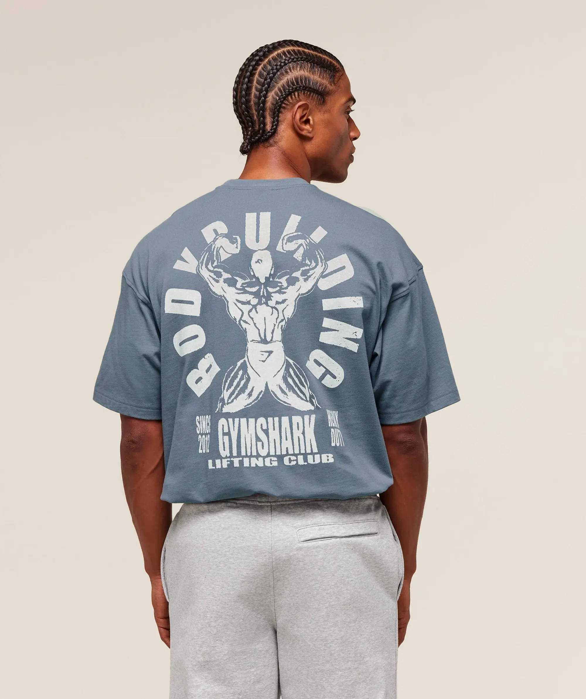  Lifting Club Flex T-Shirt - Iron Blue