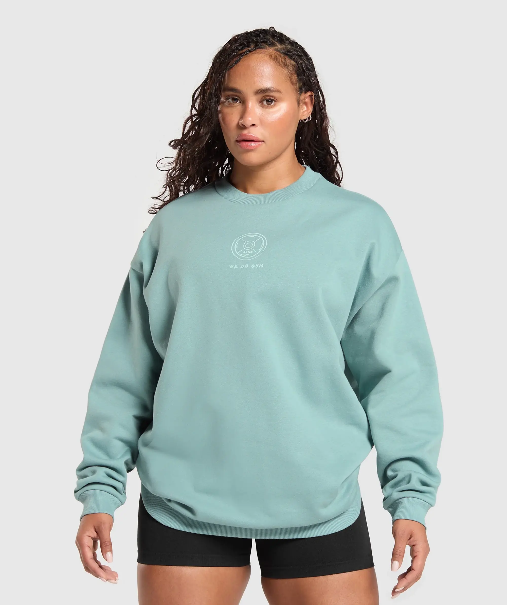  Deadlift Graphic Pullover - Celeste Blue