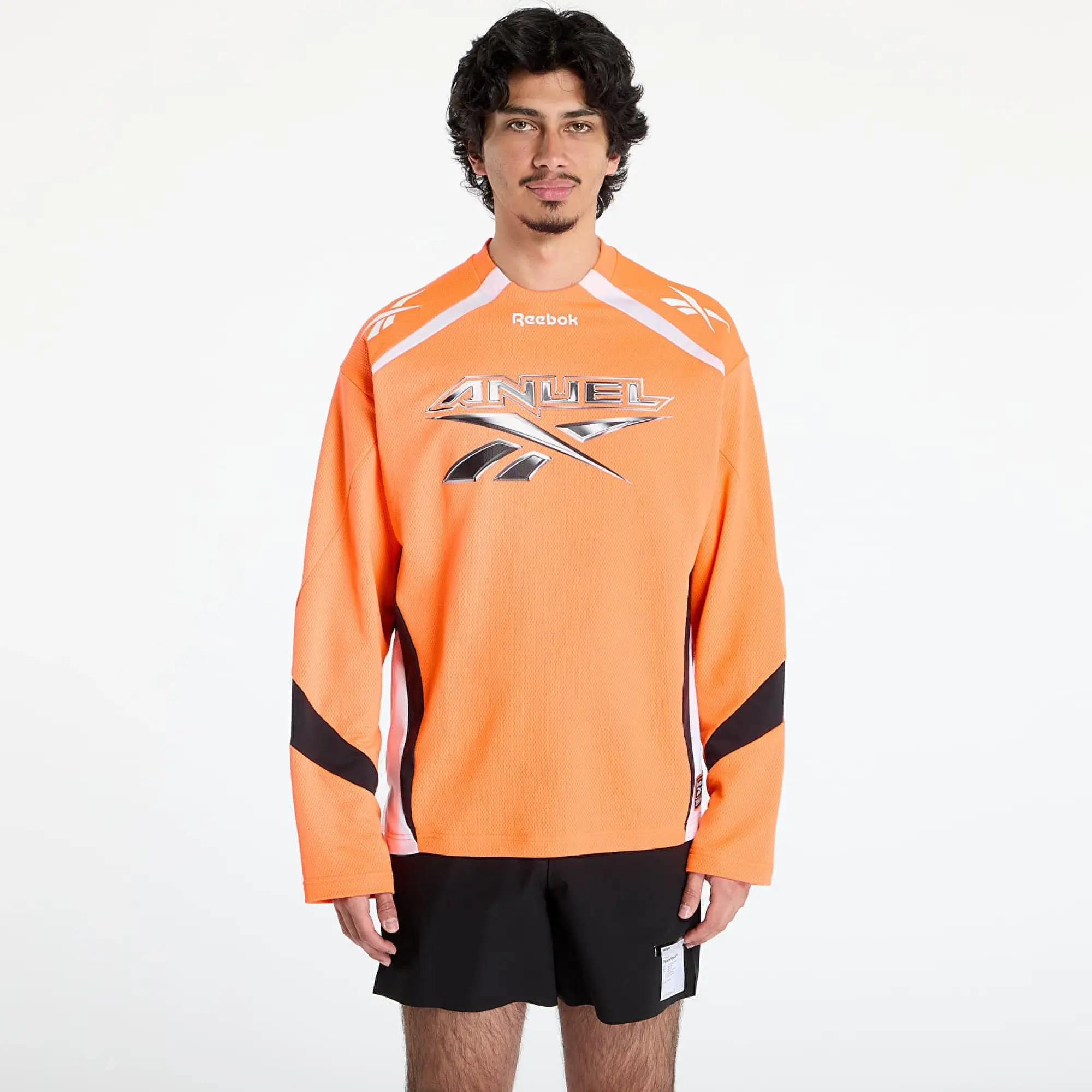 T-Shirt Reebok Anuel Motto Long Sleeve Tee Orange S
