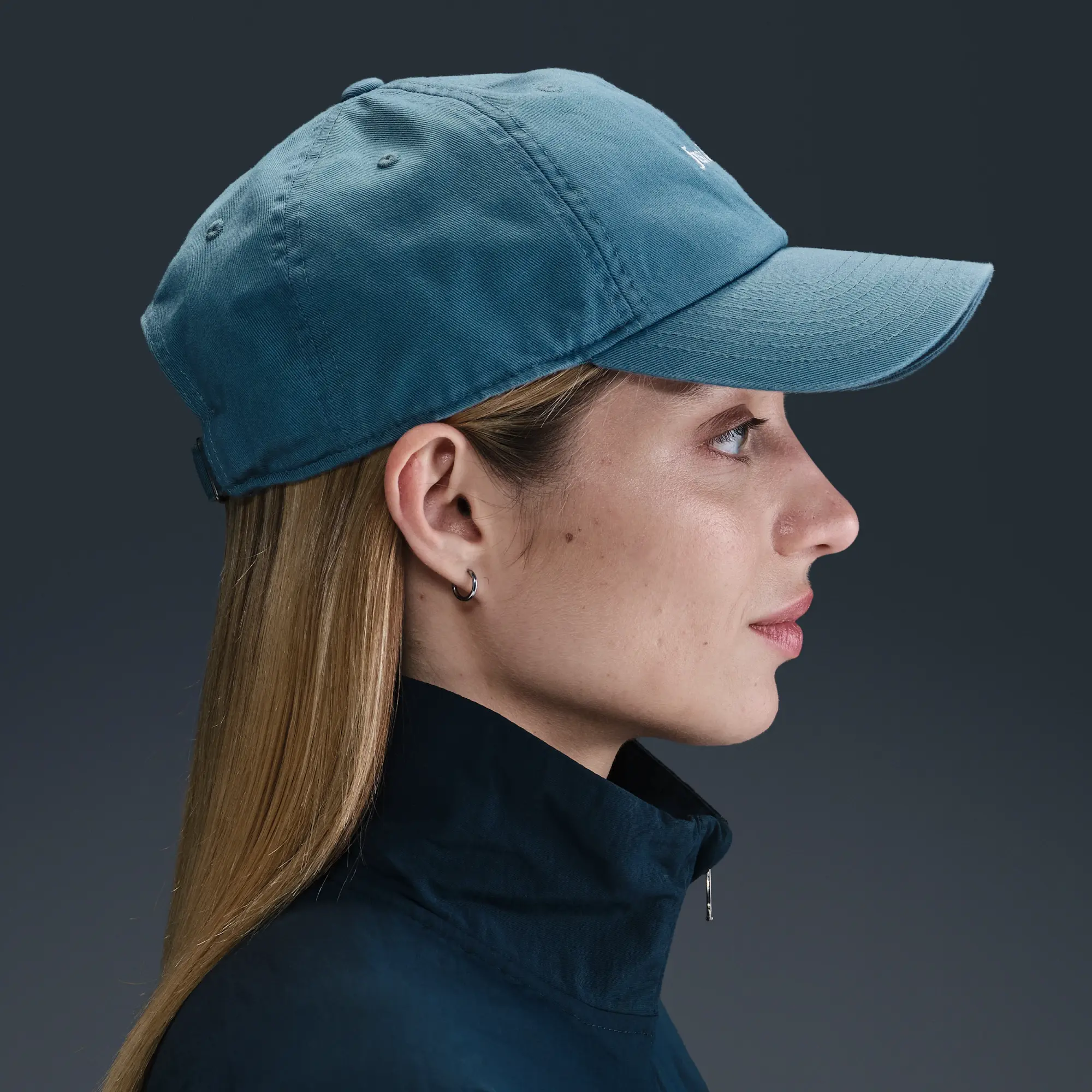 Nike Club Unstructured JDI Cap - Blue - Cotton