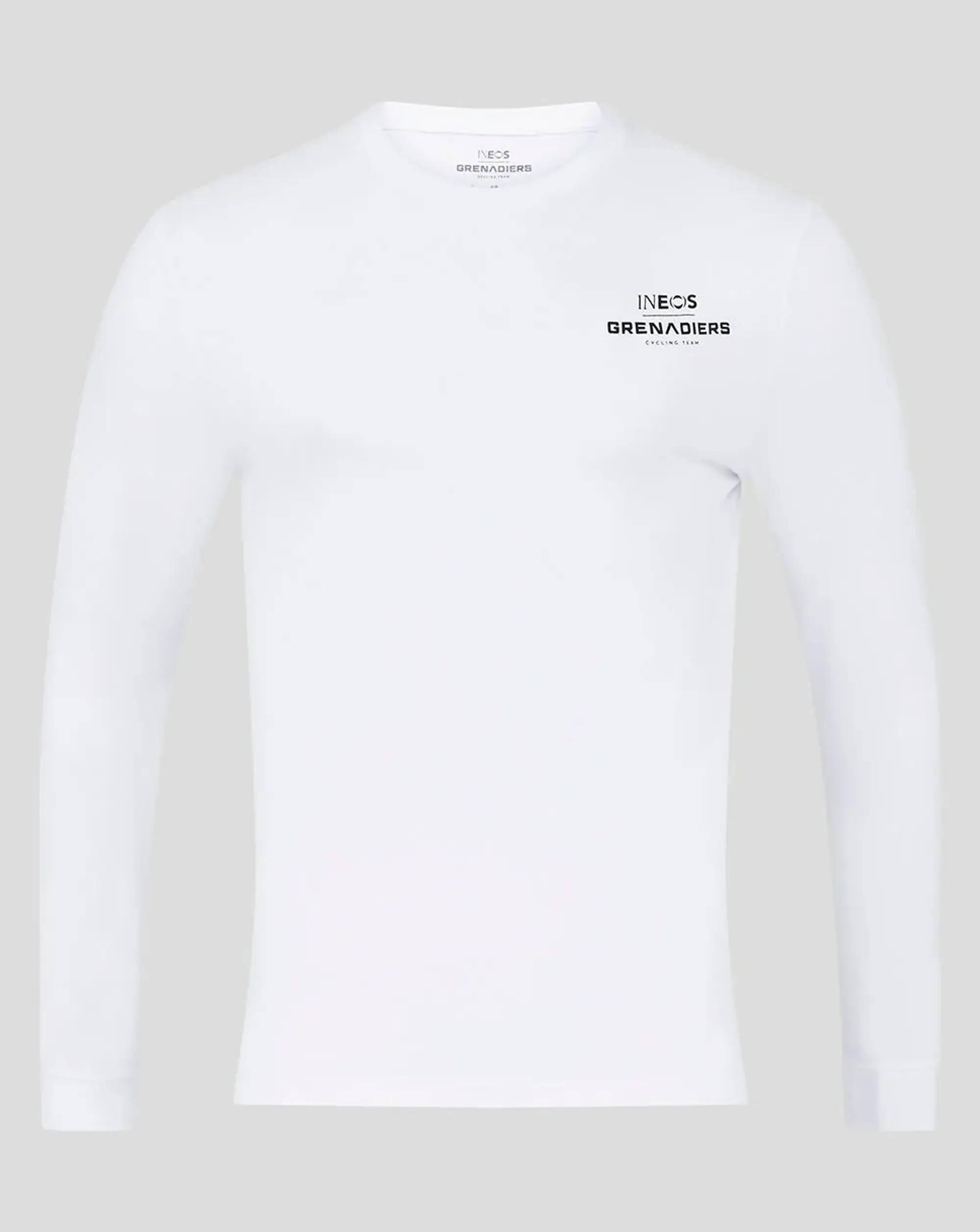 Castore Ineos Grenadiers Unisex Core Monobrand Long Sleeve T-shirt - White