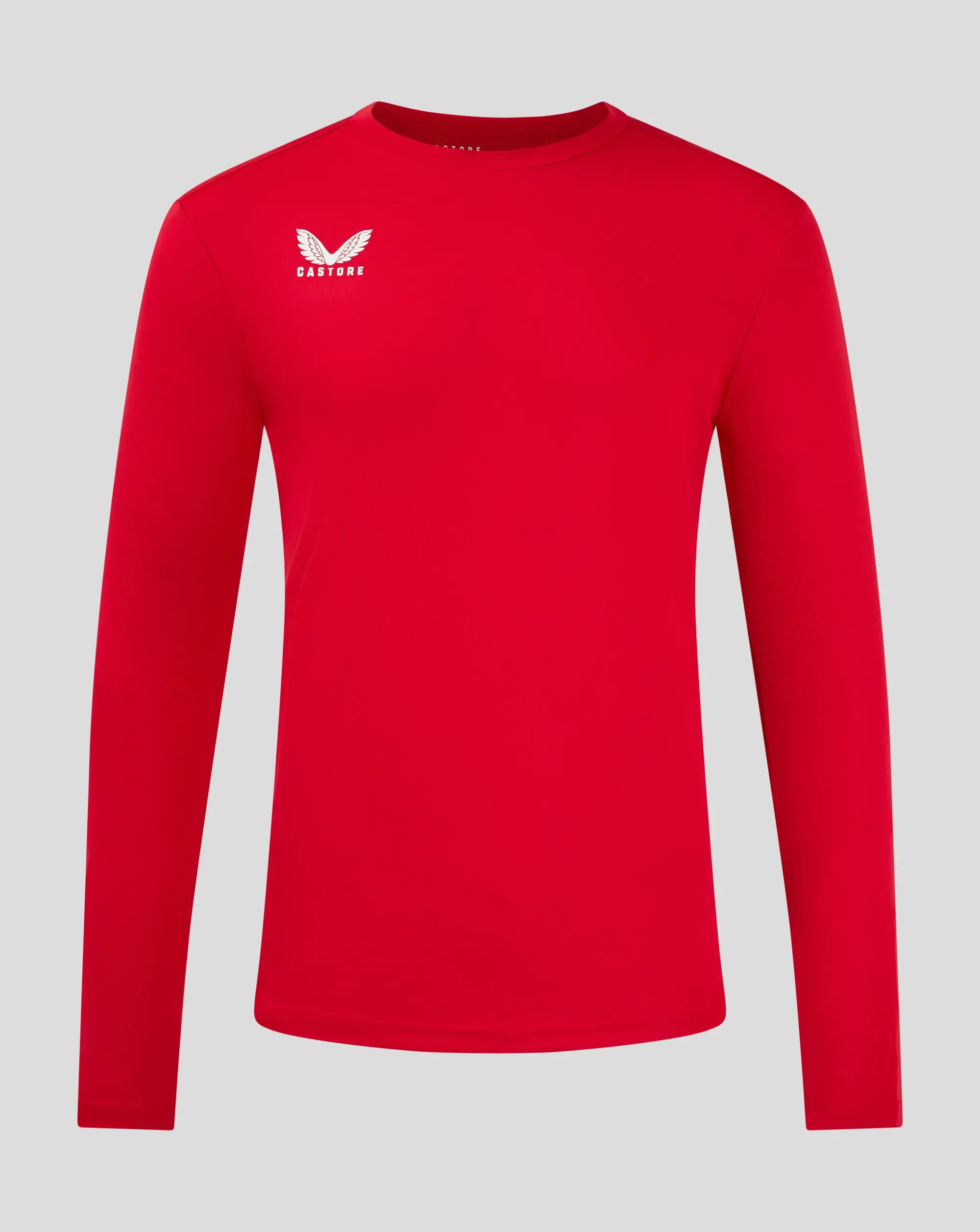 Castore Mens Long Sleeve Performance Tee - True Red