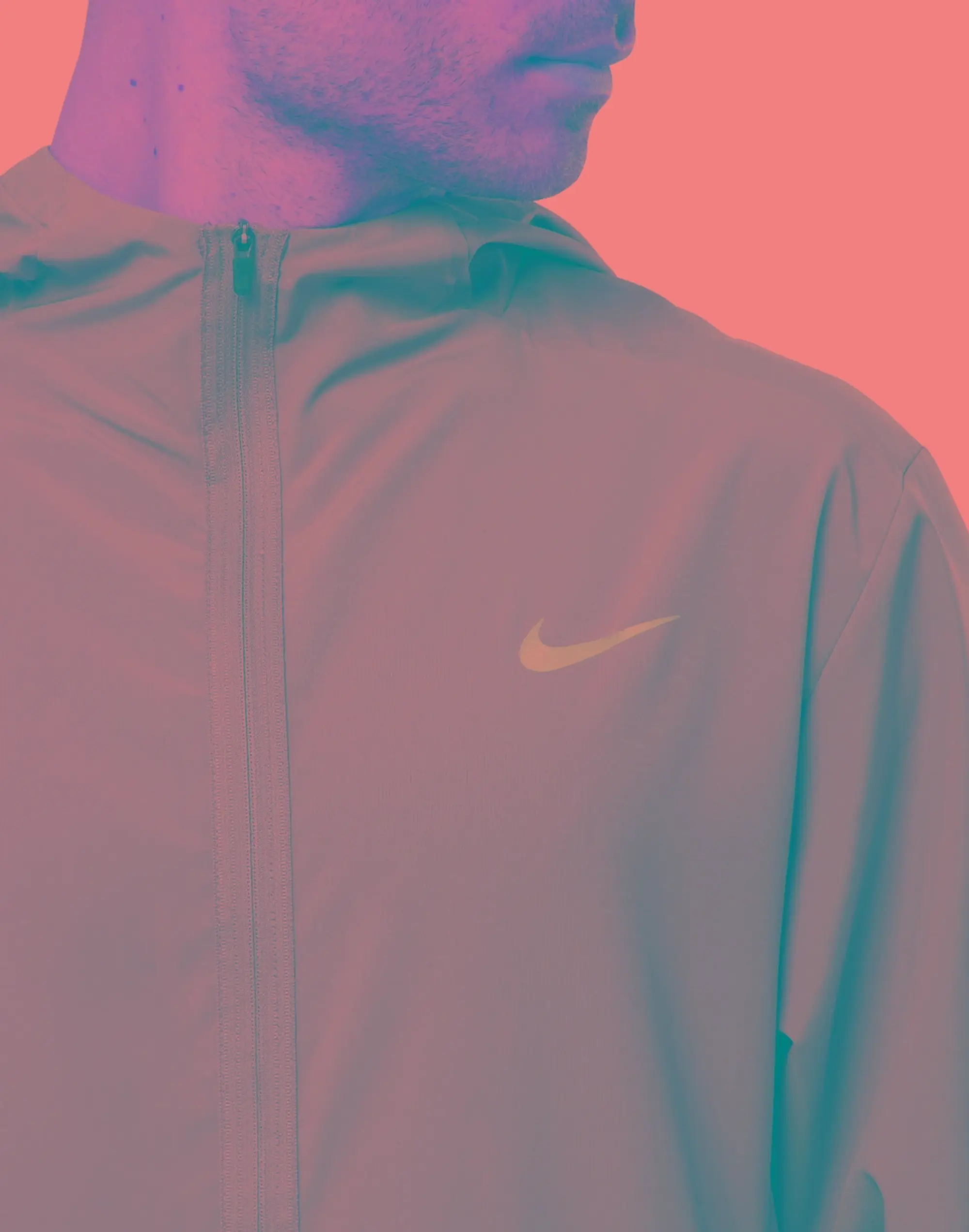 Men's Nike Form Woven Jacket in Green/Silver 
