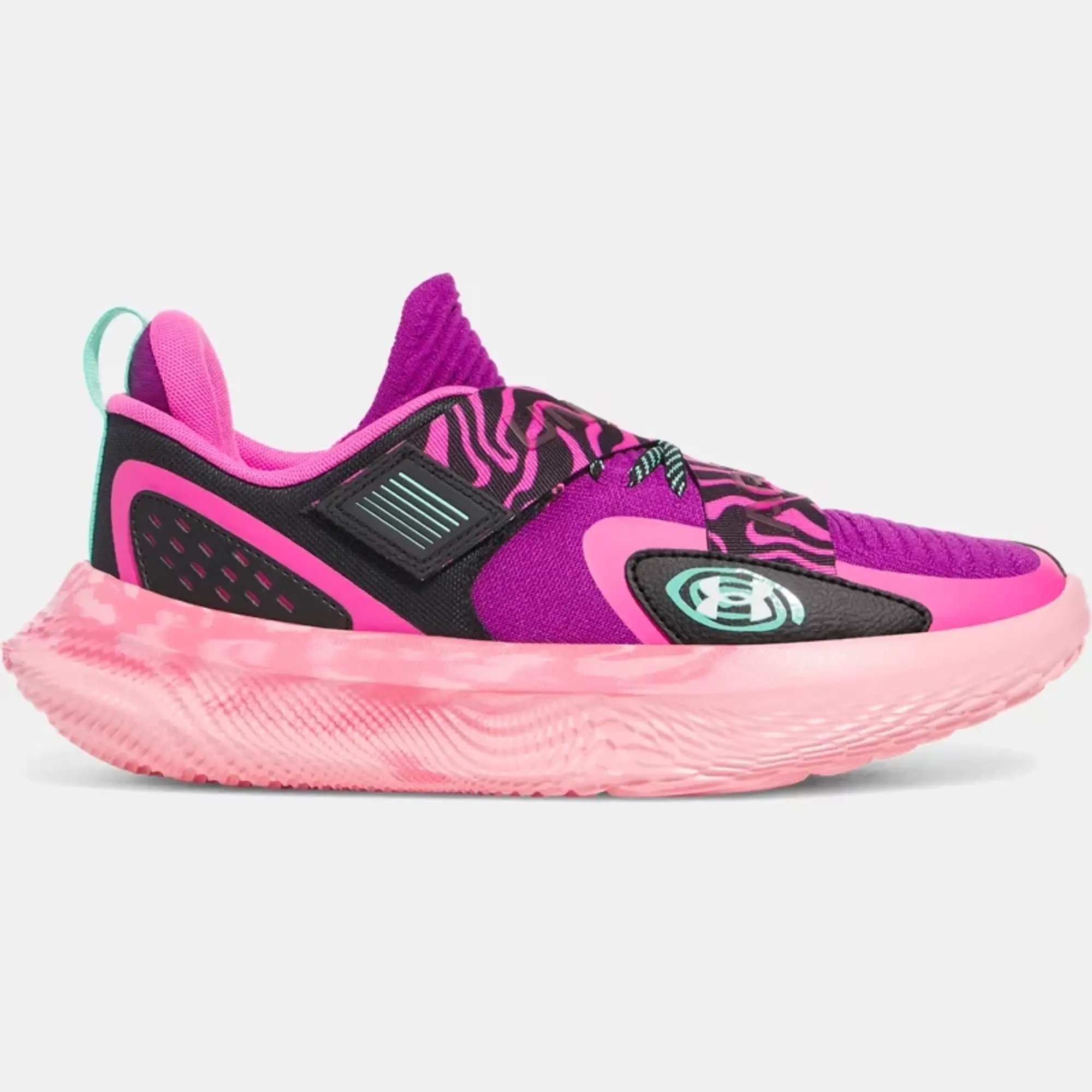 Under Armour  FUTR X 4 Unisex Basketball Shoes Andromeda Purple / Black / Comet Green 8
