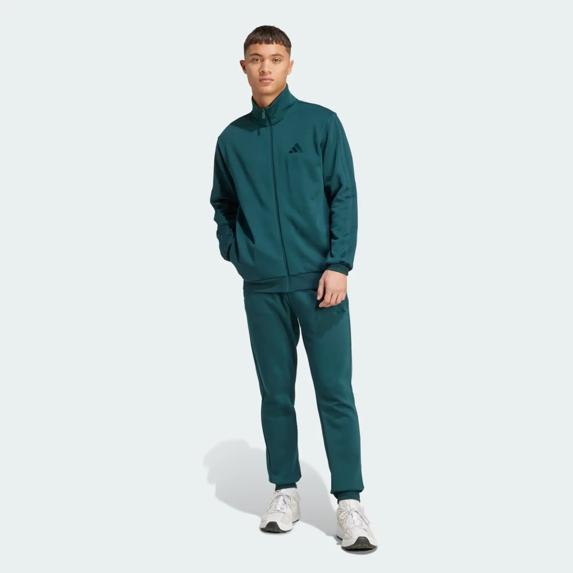 adidas Sportswear Basic 3-Stripes Fleece Track Suit