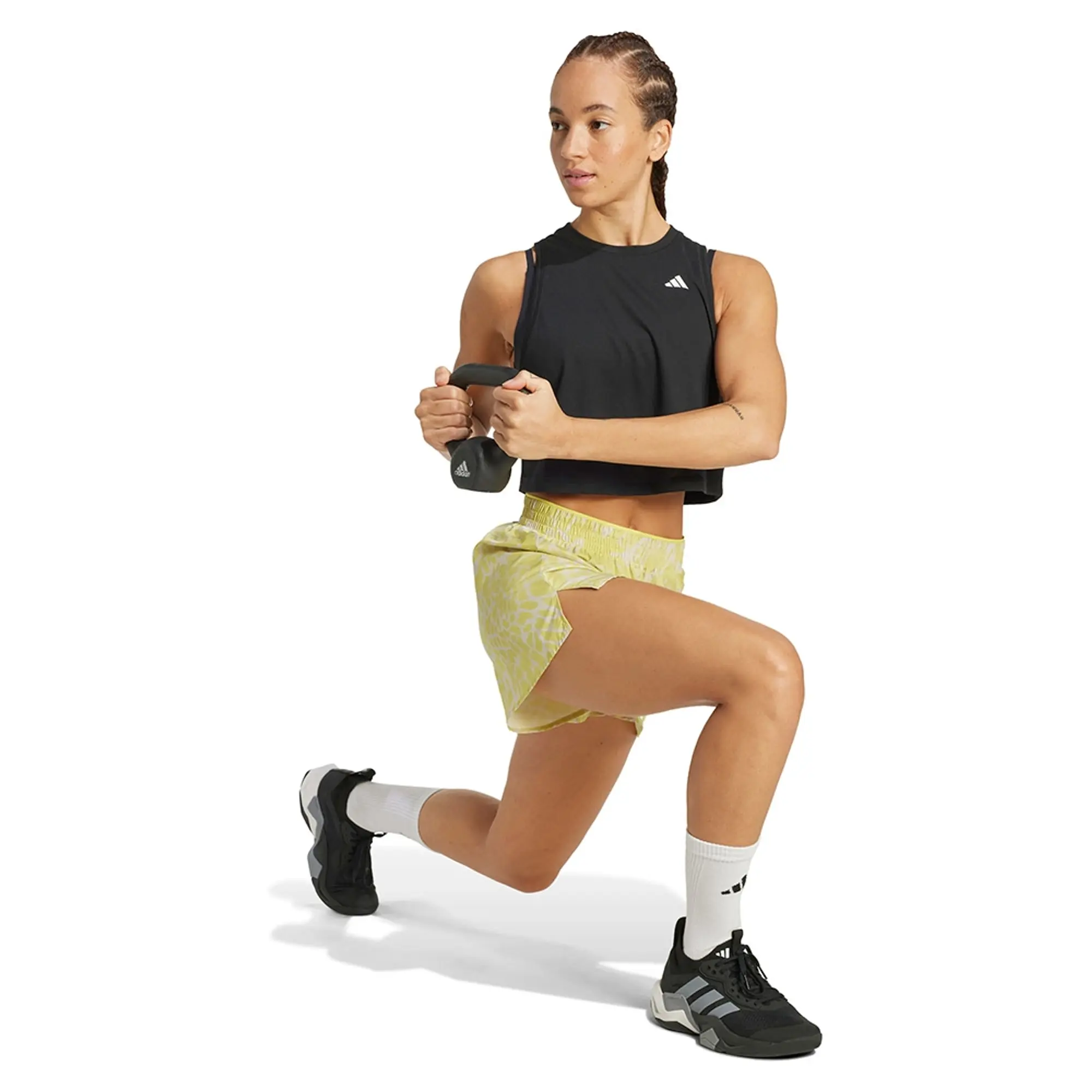 Adidas Train Essentials Allover Print Workout Shorts