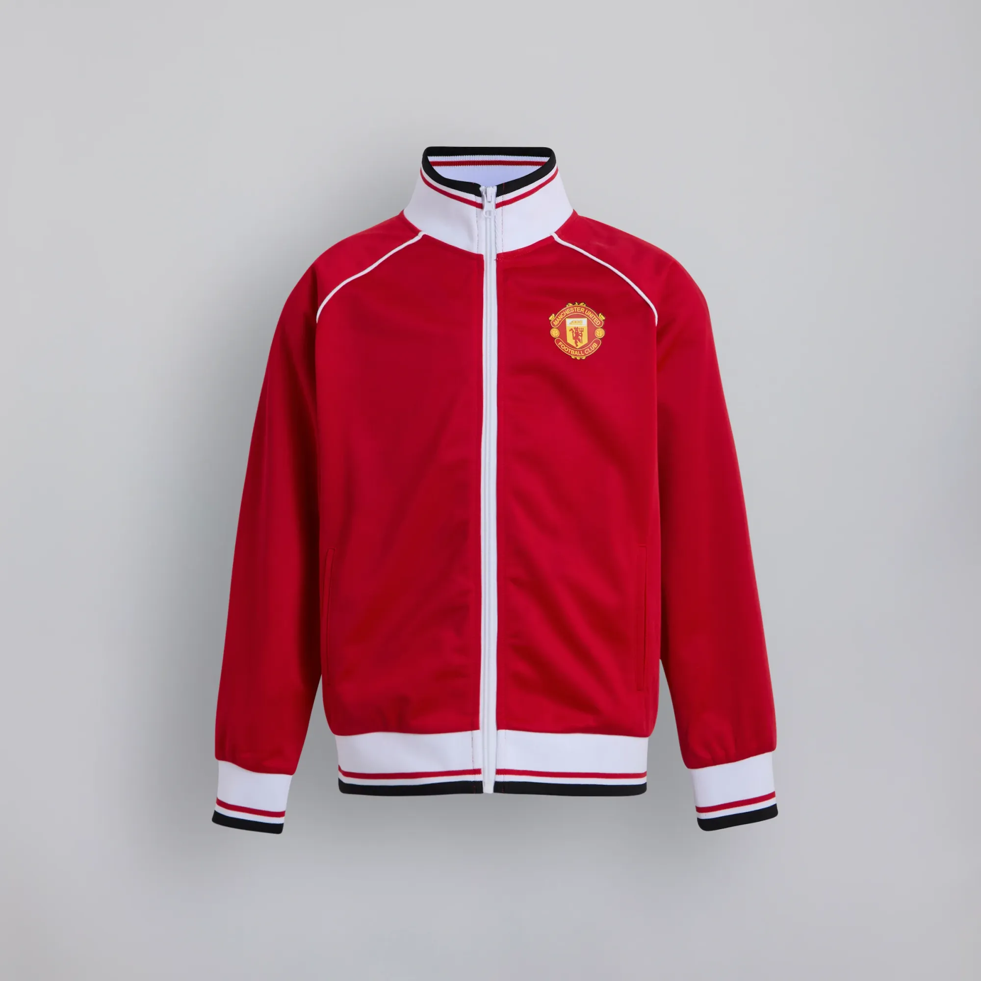 Manchester United Kids 1999 Home Inspired Full-Zip Track Jacket Red