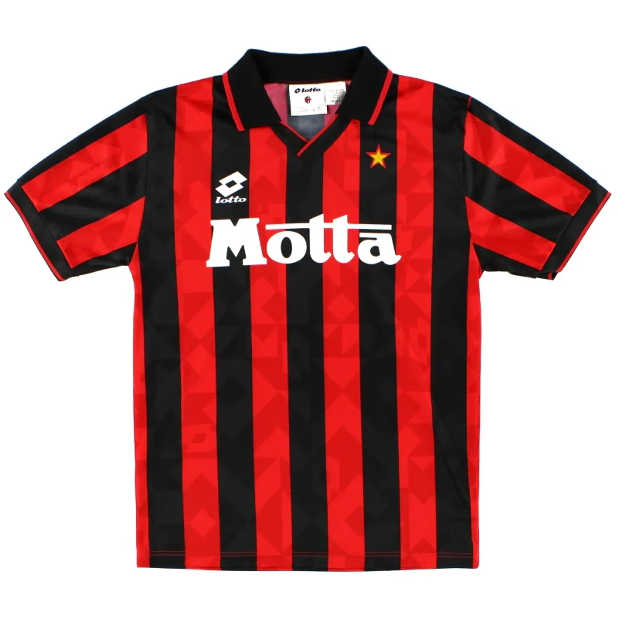 1993-94 AC Milan Lotto Home Shirt L - AC Milan / Excellent / Large