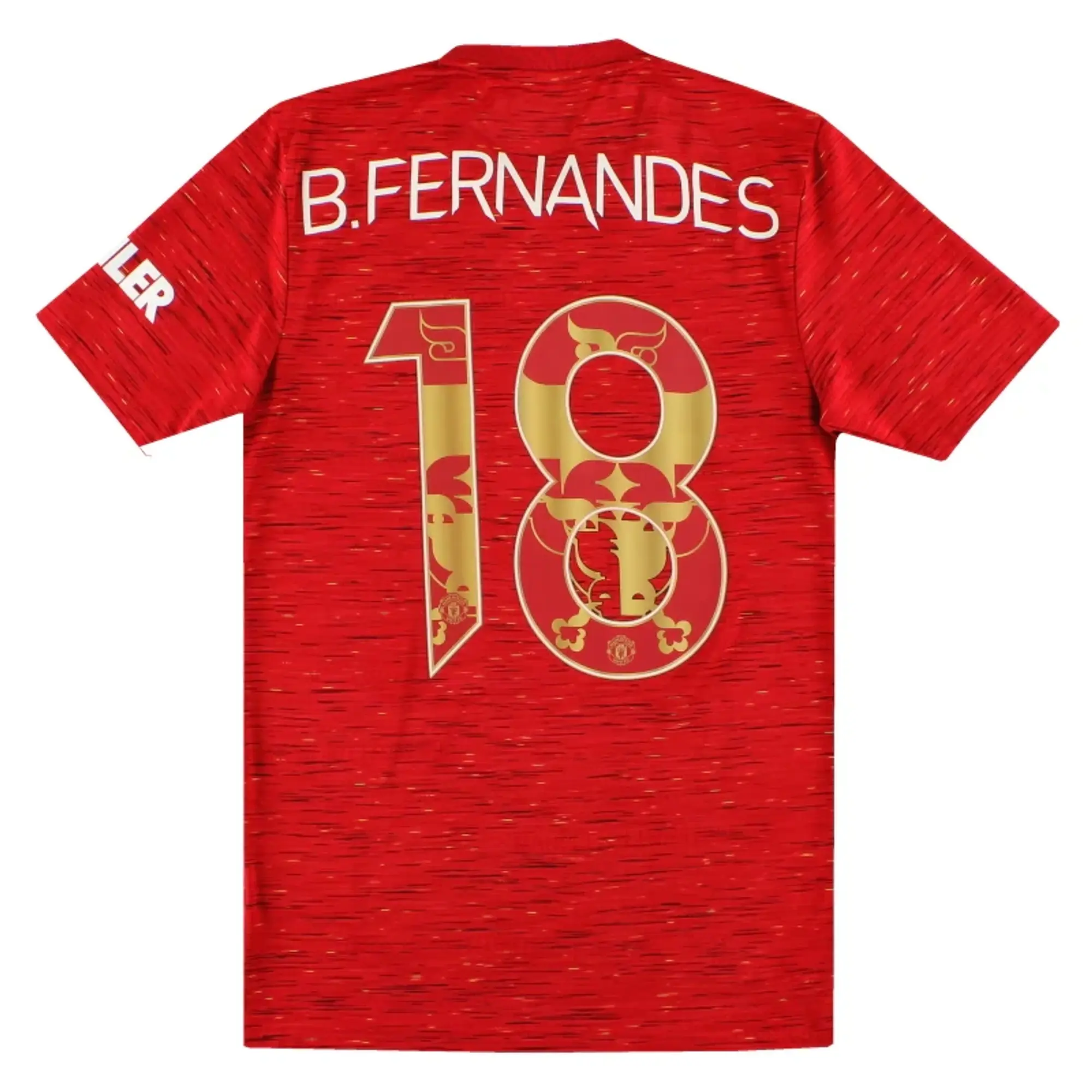 2019-20 Manchester United adidas Chinese New Year Pre-Match Shirt XXXL - Manchester United / Excellent / XXXL