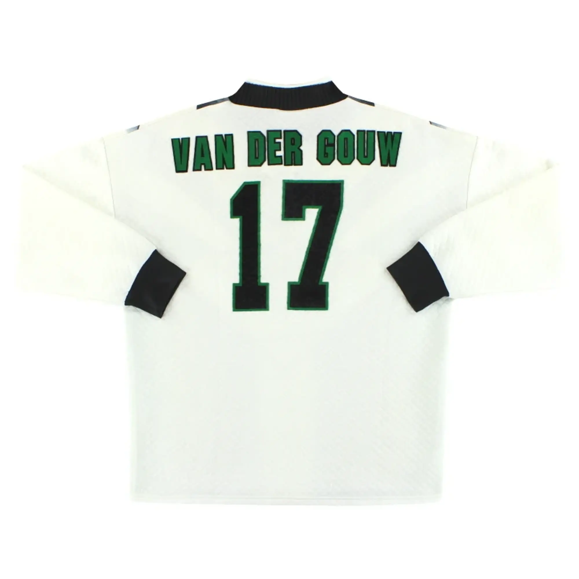 1996-97 Manchester United Umbro Goalkeeper Shirt Van Der Gouw #17 M - Manchester United / Excellent / Medium