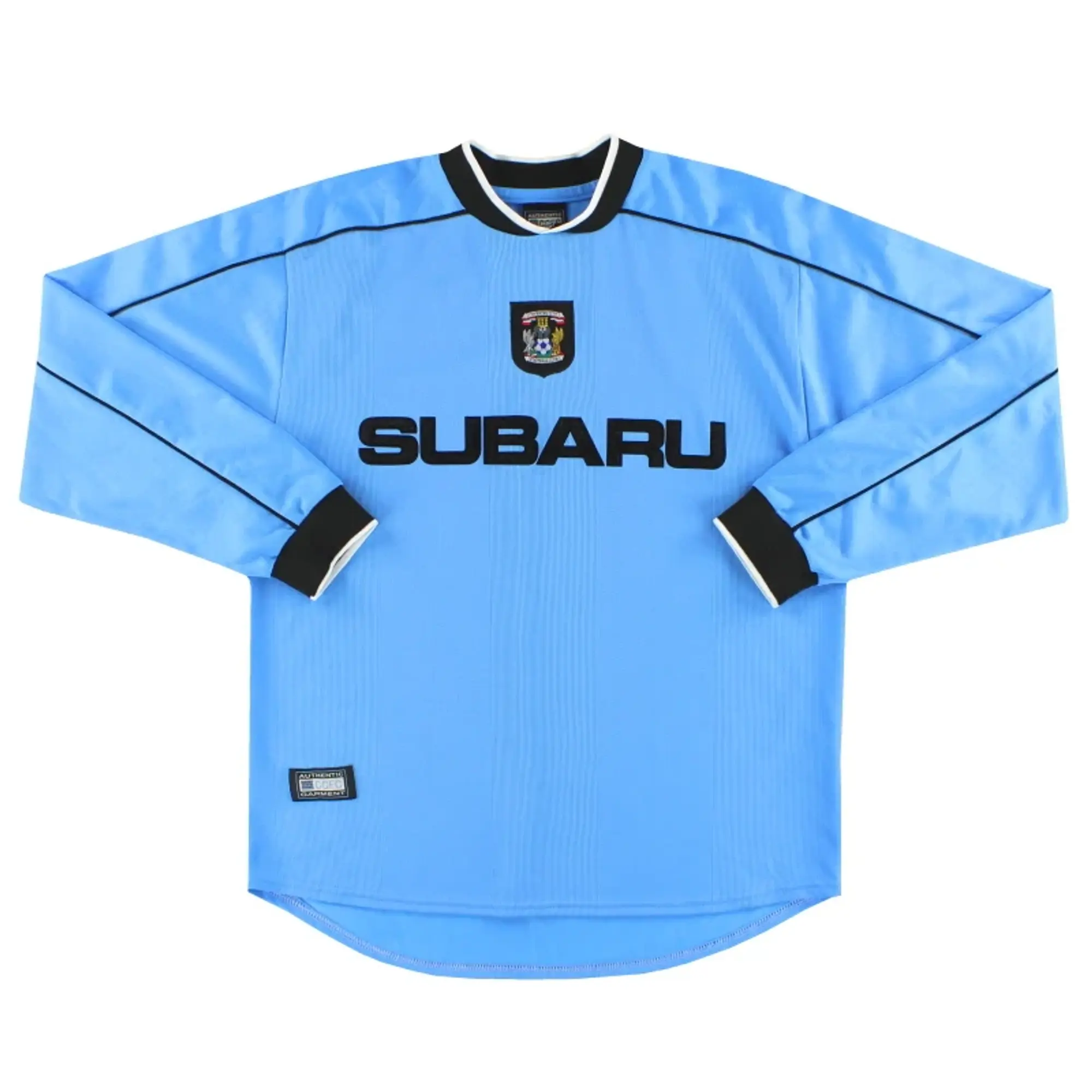 2001-02 Coventry Home Shirt L/S M - Coventry City / Excellent / Medium
