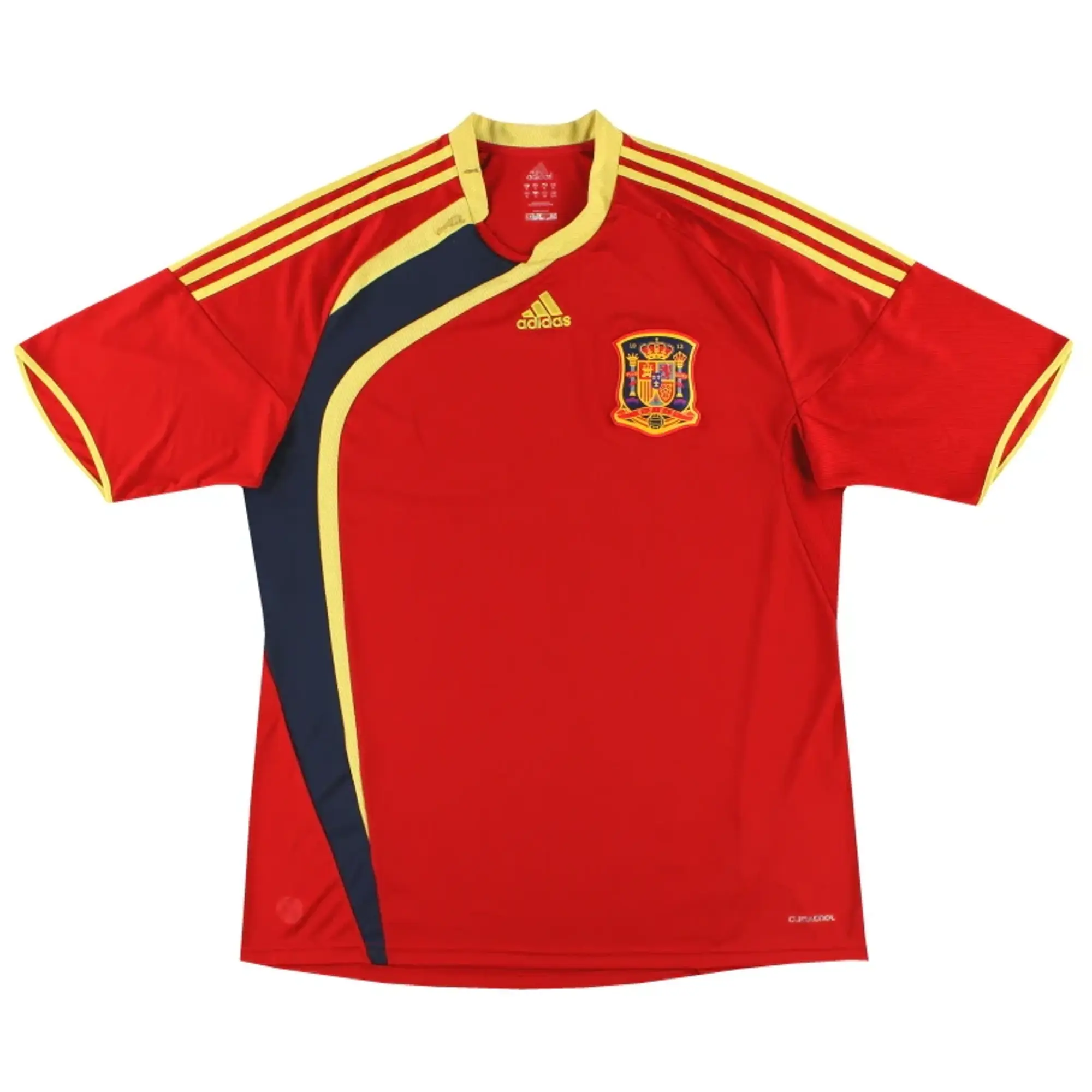 2009 Spain Confederations Cup adidas Home Shirt S - Spain / Very good / Small