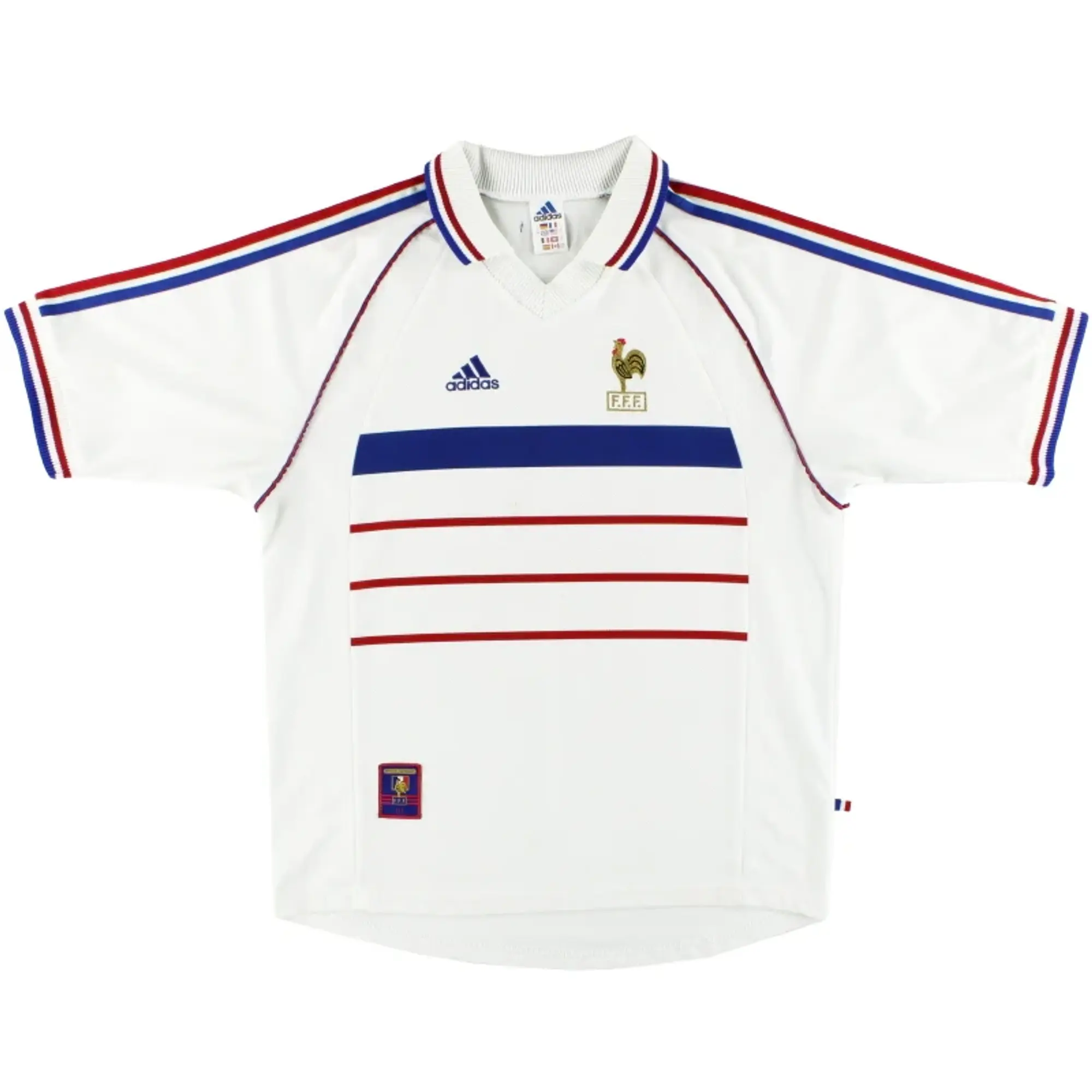 1998 France adidas Away Shirt *Mint* XL - France / Mint / XL
