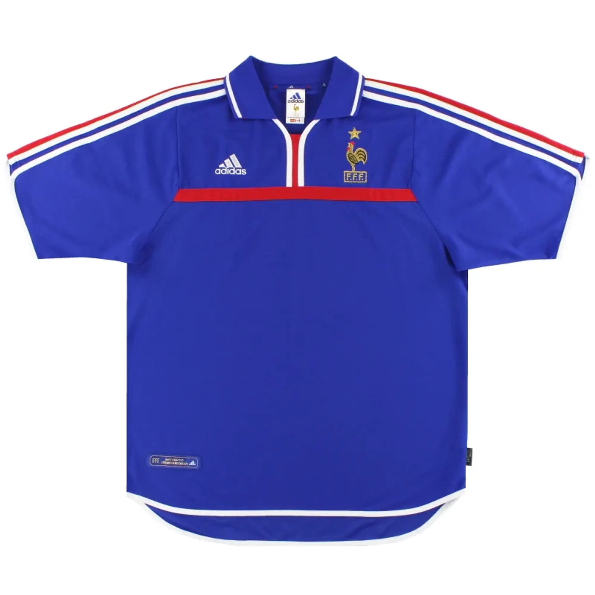 2000-02 France adidas Home Shirt XL - France / Excellent / XL
