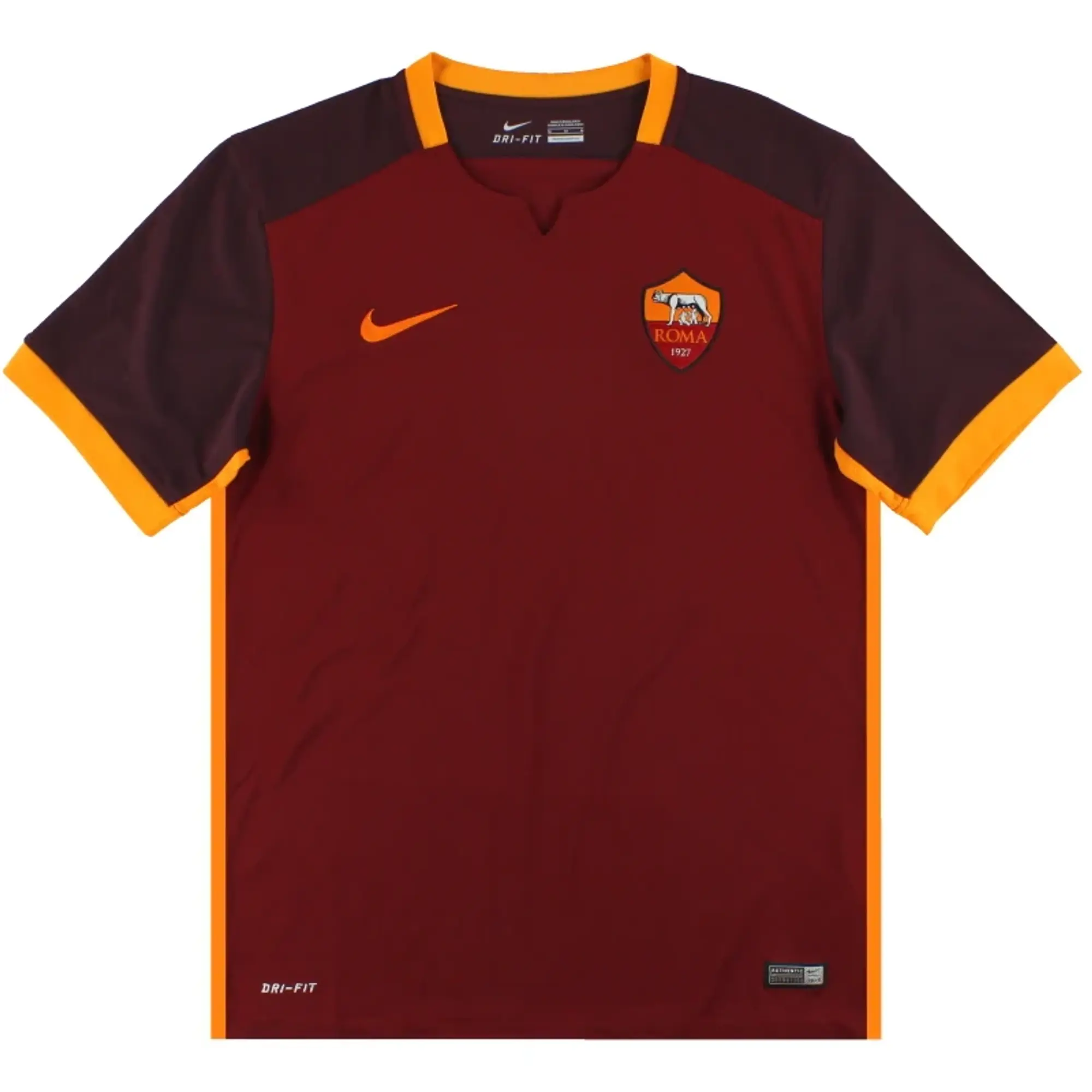 2015-16 Roma Nike Home Shirt S - Roma / Excellent / Small