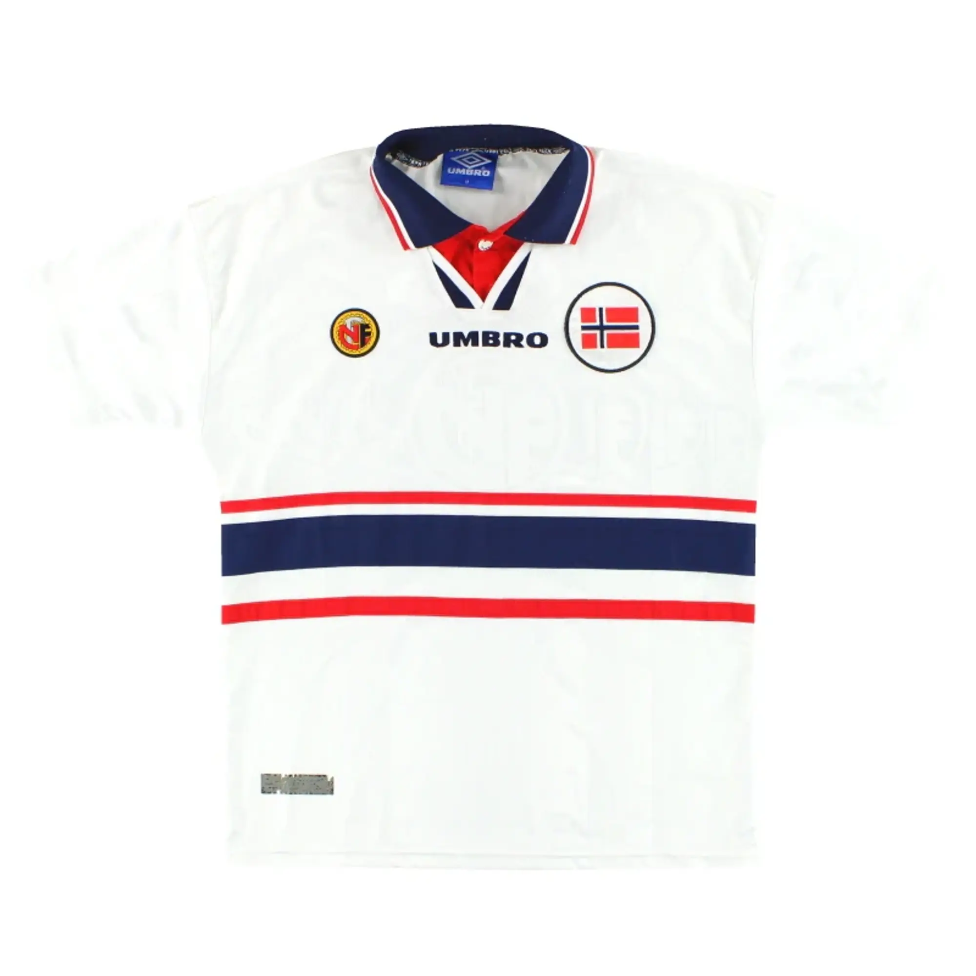 1998-00 Norway Umbro Away Shirt M - Norway / Excellent / Medium