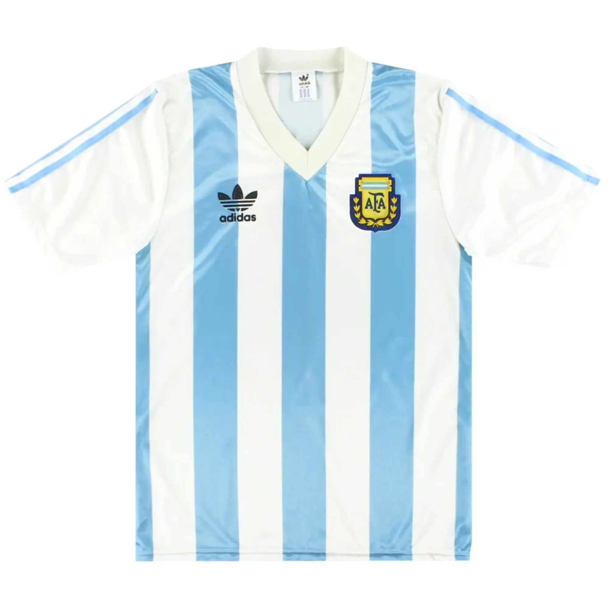 1990-91 Argentina adidas Home Shirt M - Argentina / Excellent / Medium