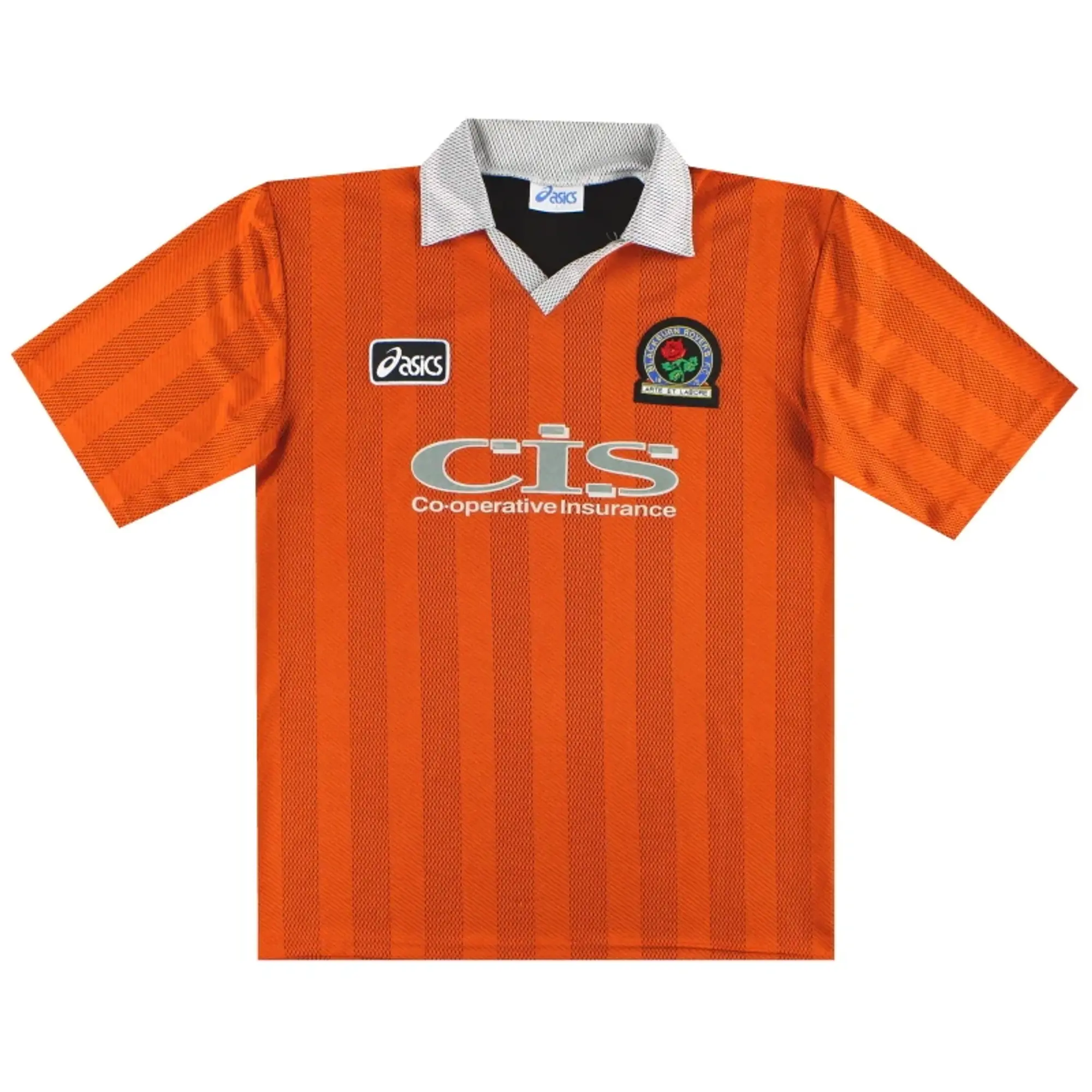 1997-98 Blackburn Asics Away Shirt S - Blackburn Rovers / Excellent / Small