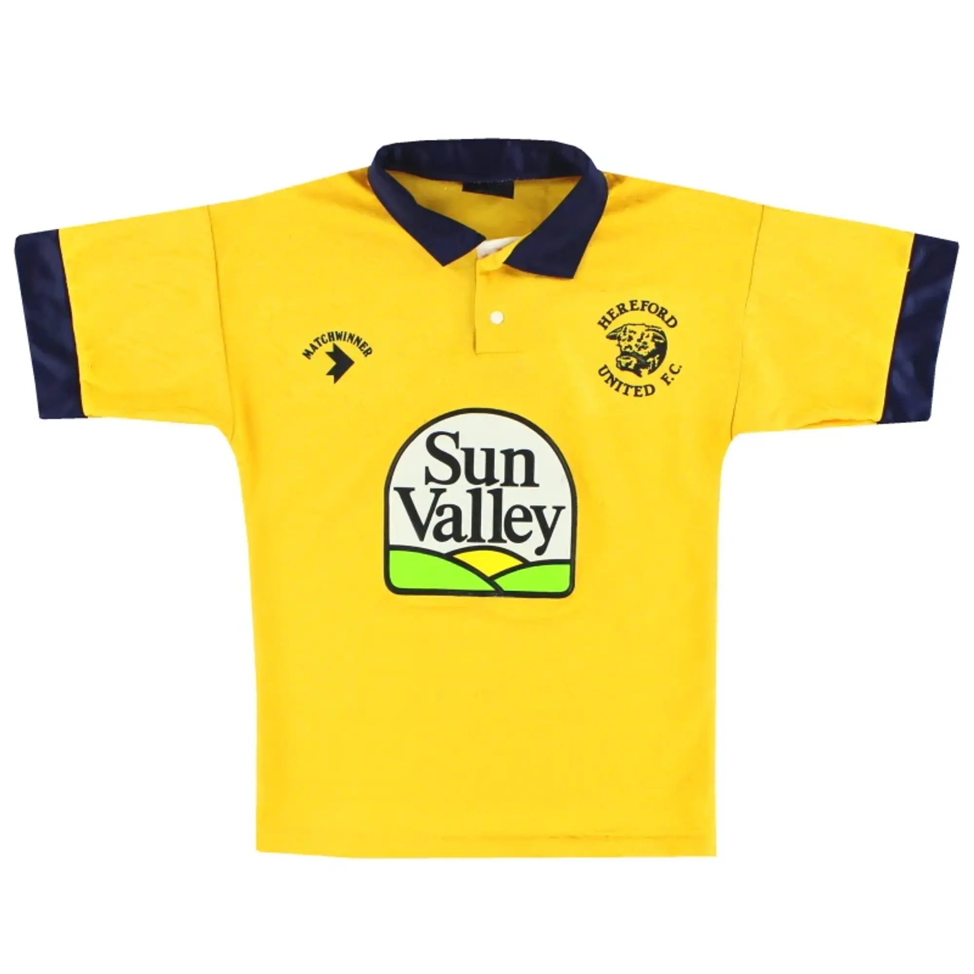 1991-93 Hereford Away Shirt Y - Other Non League Clubs / Excellent / Youth