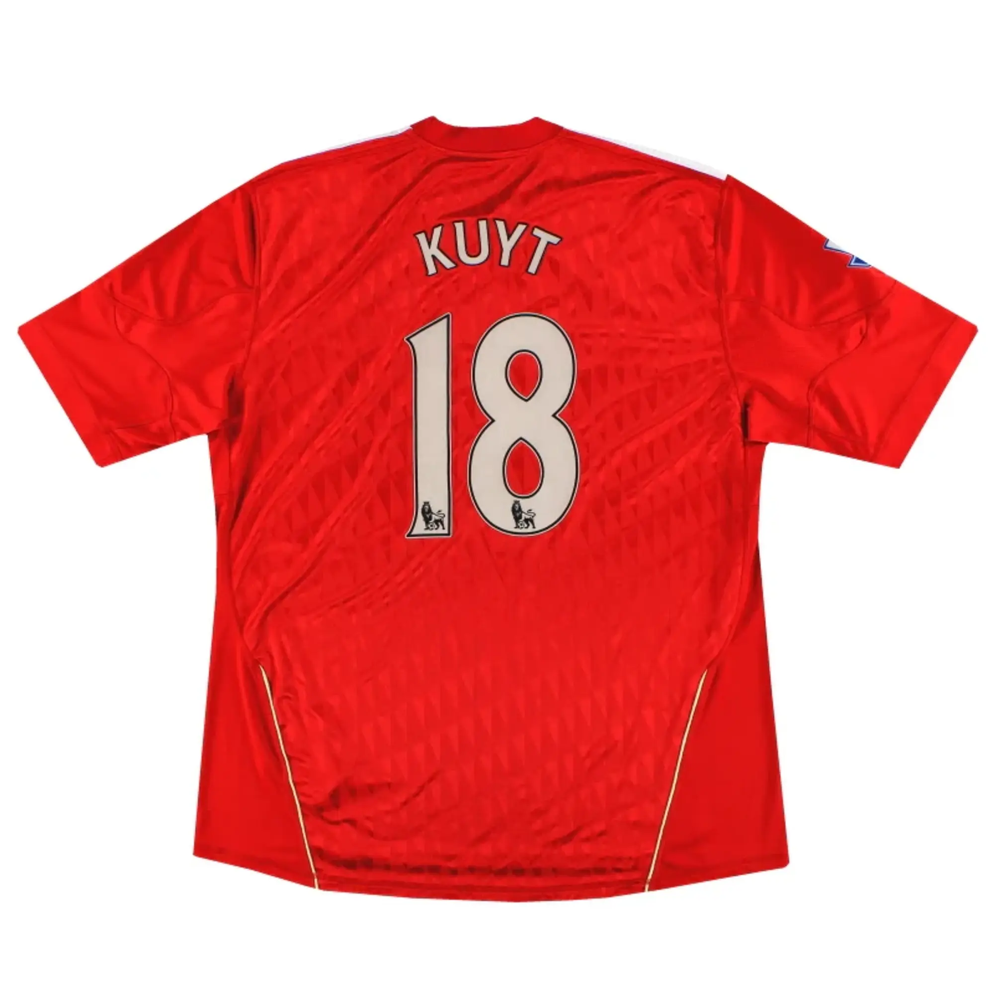 2010-12 Liverpool adidas Home Shirt Kuyt #18 XXXL - Liverpool / Excellent / XXXL