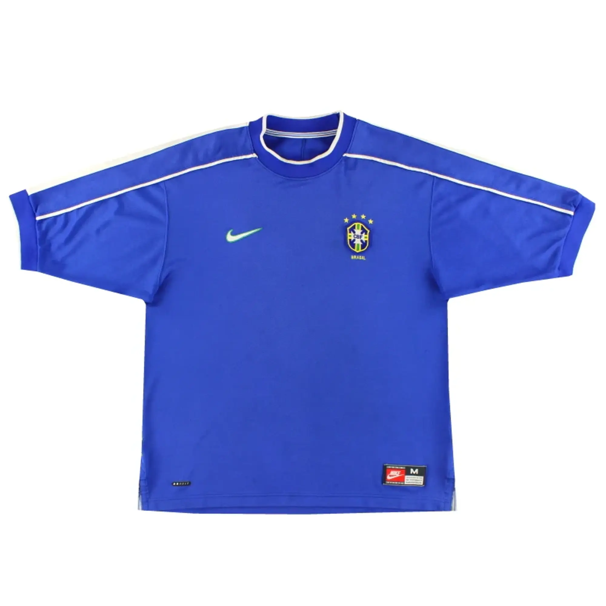 1998-00 Brazil Nike Away Shirt M - Brazil / Excellent / Medium