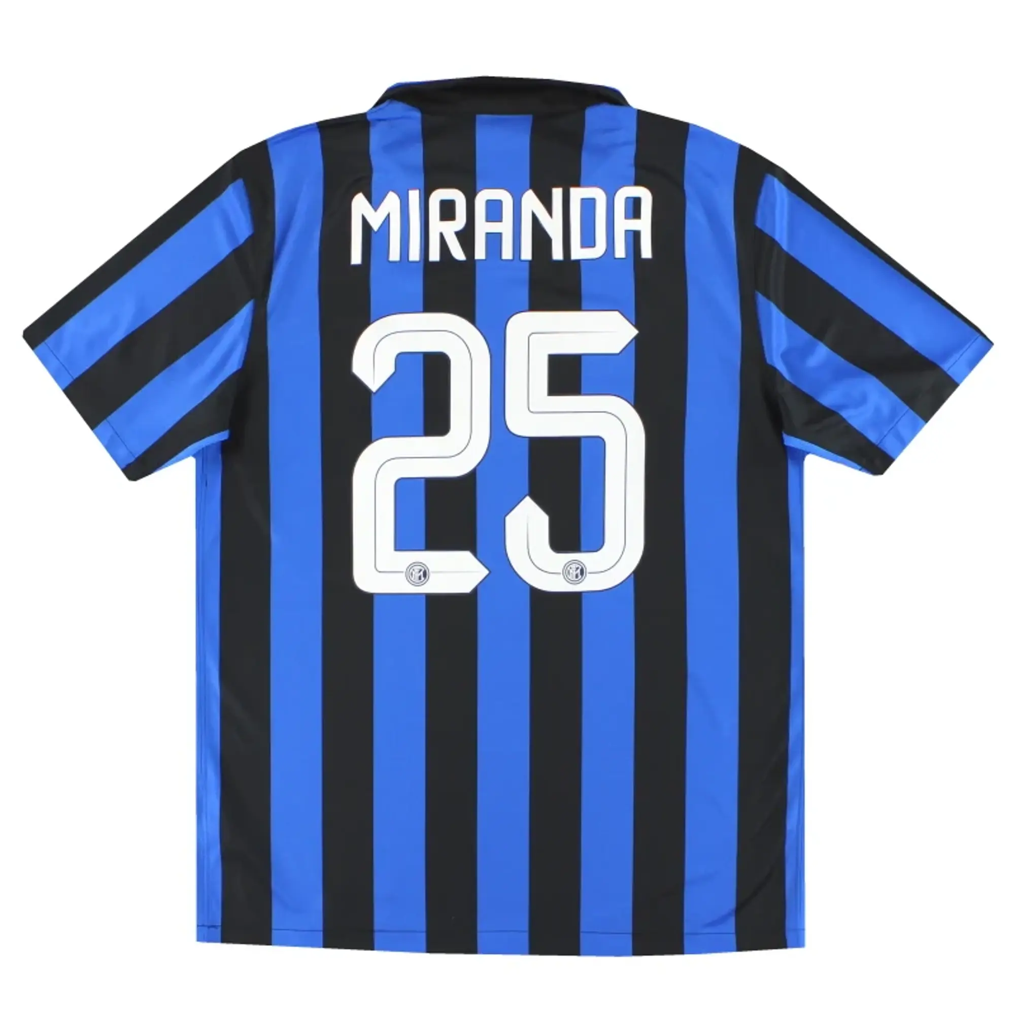 2015-16 Inter Milan Nike Home Shirt Miranda #25 L - Inter Milan / Excellent / Large