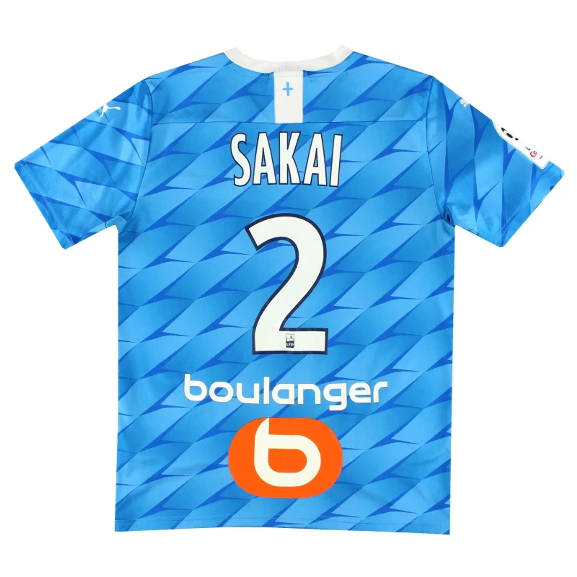 2019-20 Olympique Marseille Puma Player Issue Away Shirt Sakai #2 S - Olympique Marseille / Excellent / Small