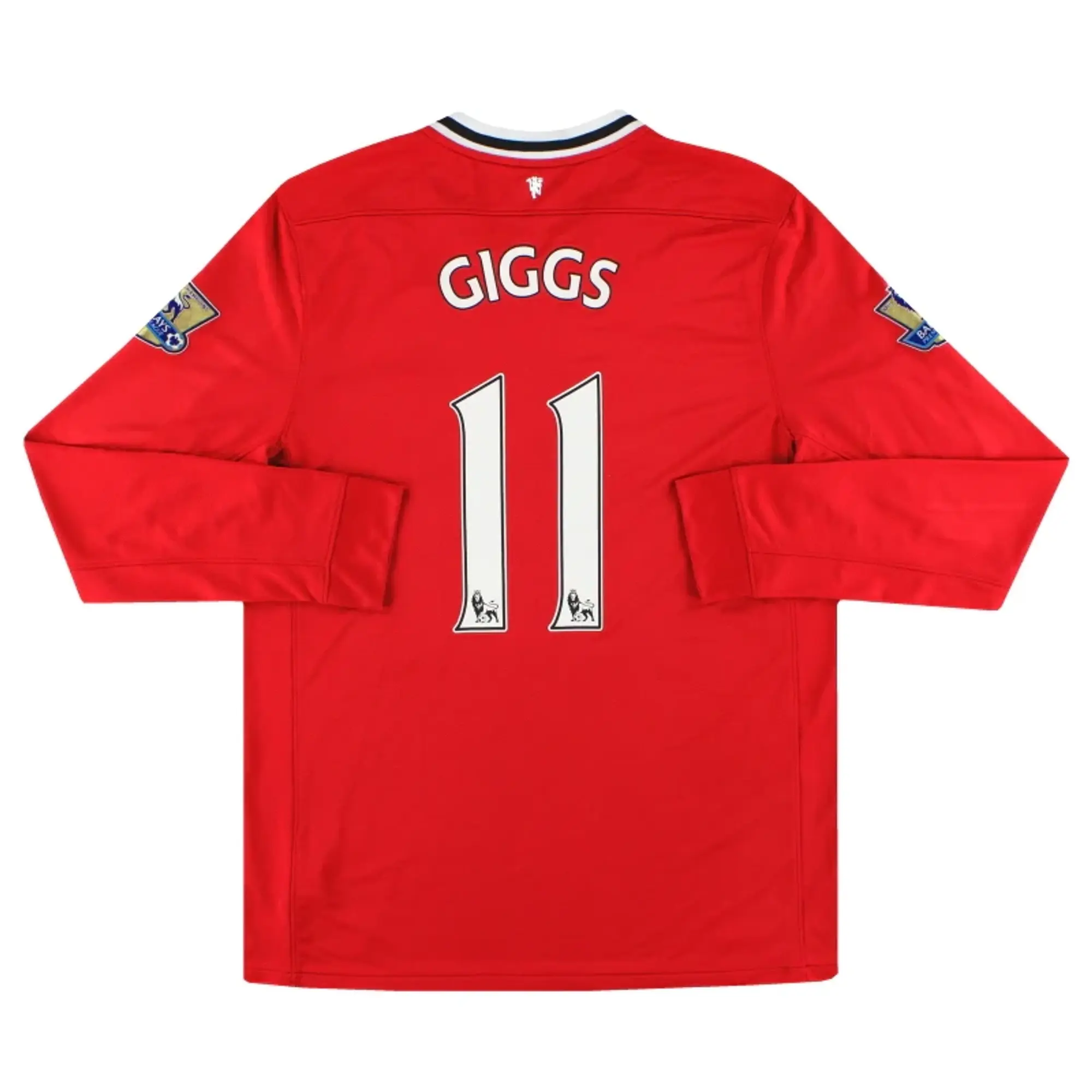 2011-12 Manchester United Nike Home Shirt Giggs #11 L/S L - Manchester United / Excellent / Large