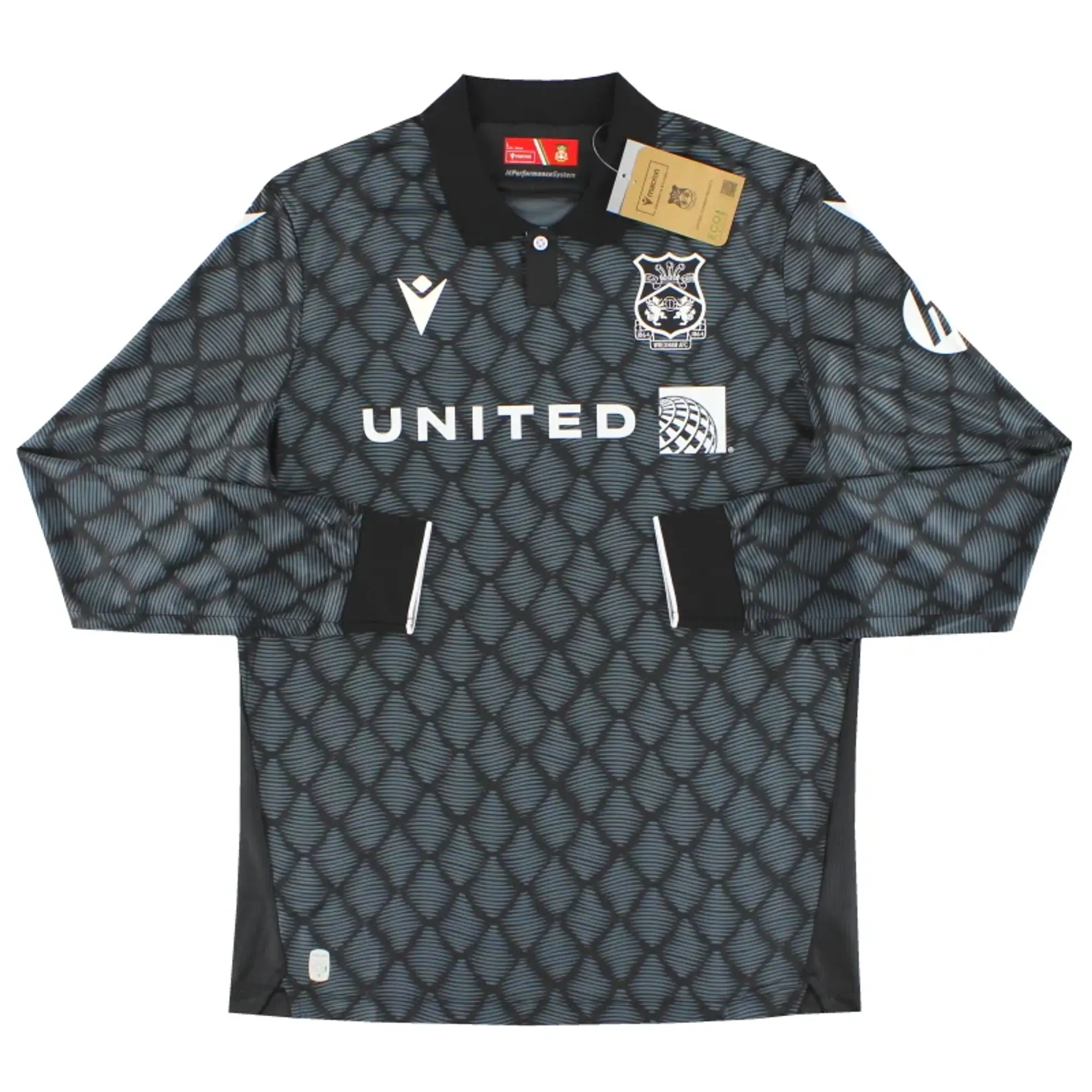 2024-25 Wrexham Macron Away Shirt L/S *BNIB* - Wrexham / BNIB / Small