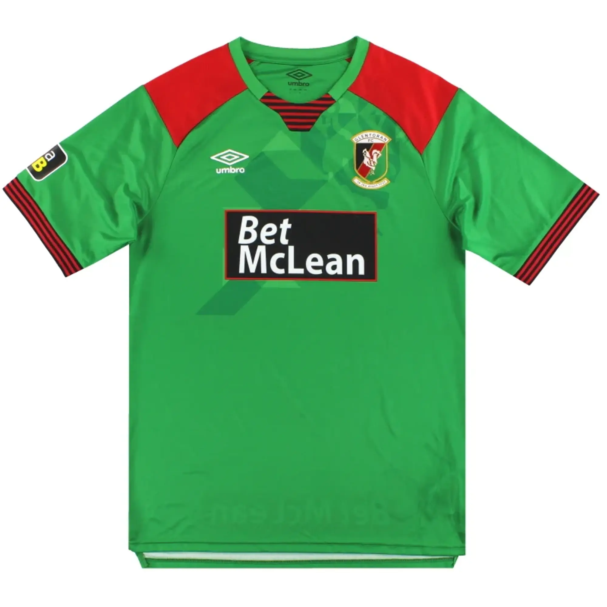 2020-21 Glentoran Umbro Home Shirt *As New* - Irish Clubs / As New / Medium