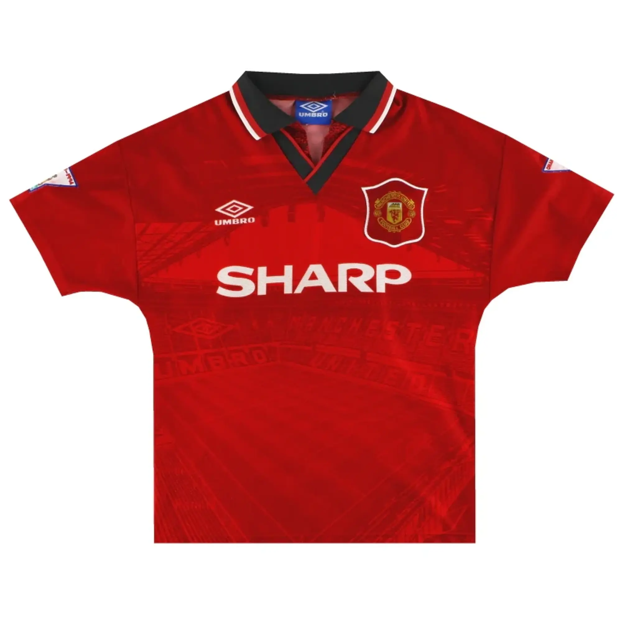 1994-96 Manchester United Umbro Home Shirt Y - Manchester United / Very good / Youth