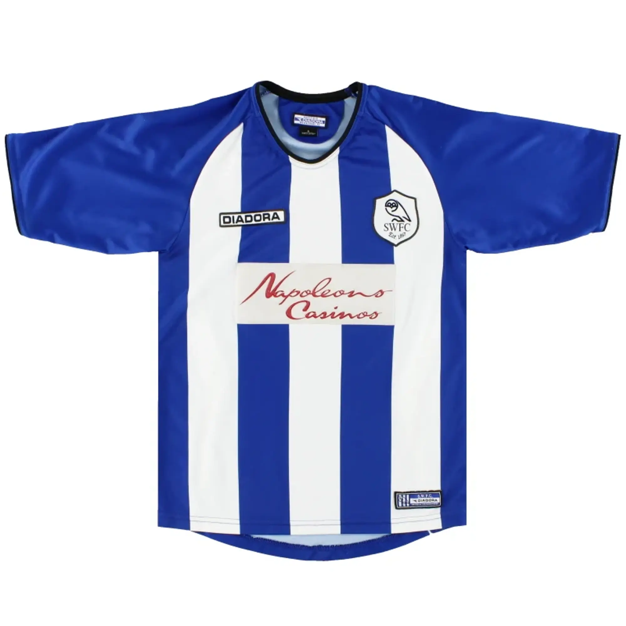 2003-05 Sheffield Wednesday Diadora Home Shirt M - Sheffield Wednesday / Excellent / Medium