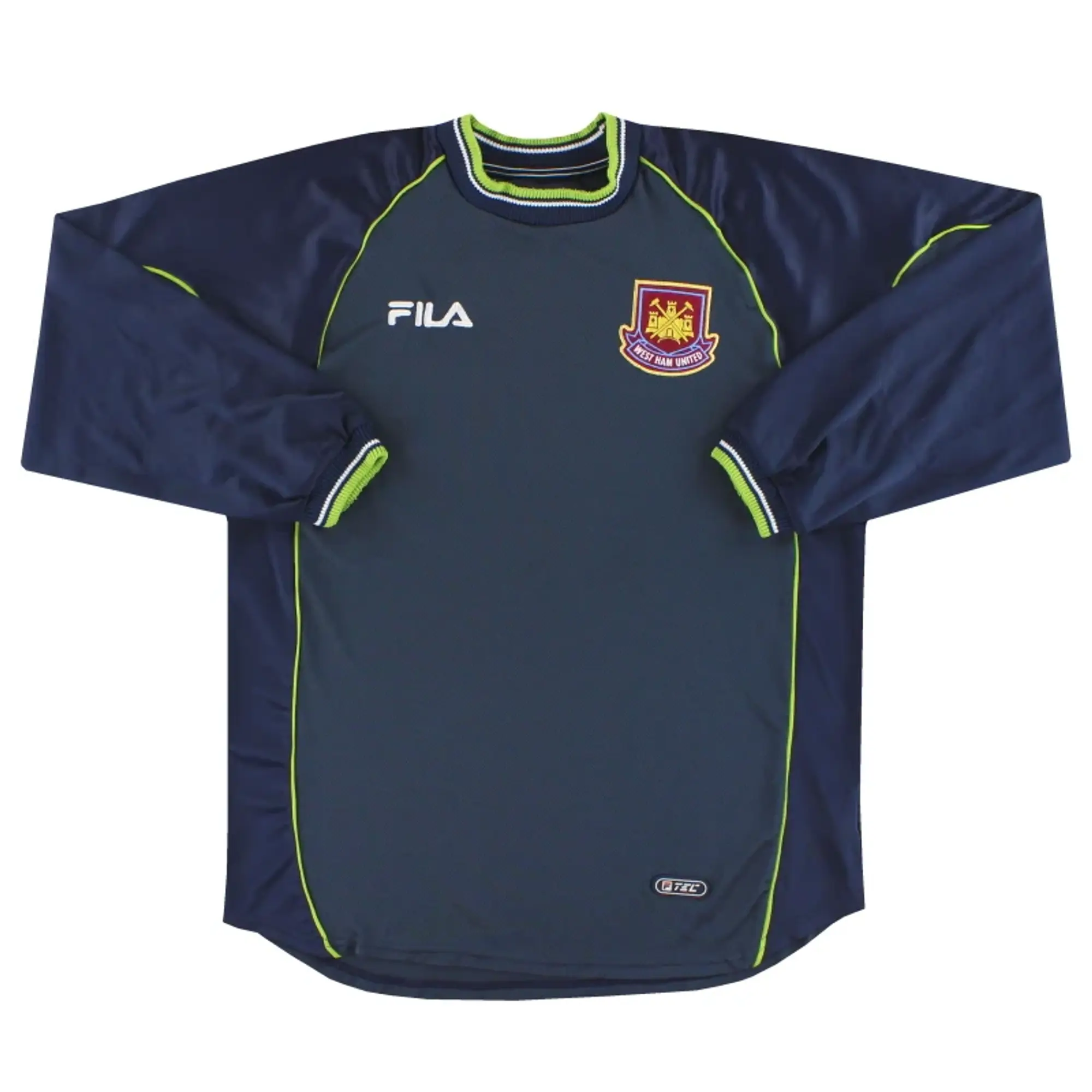 2000-01 West Ham Fila Goalkeeper Shirt L - West Ham / Excellent / Large