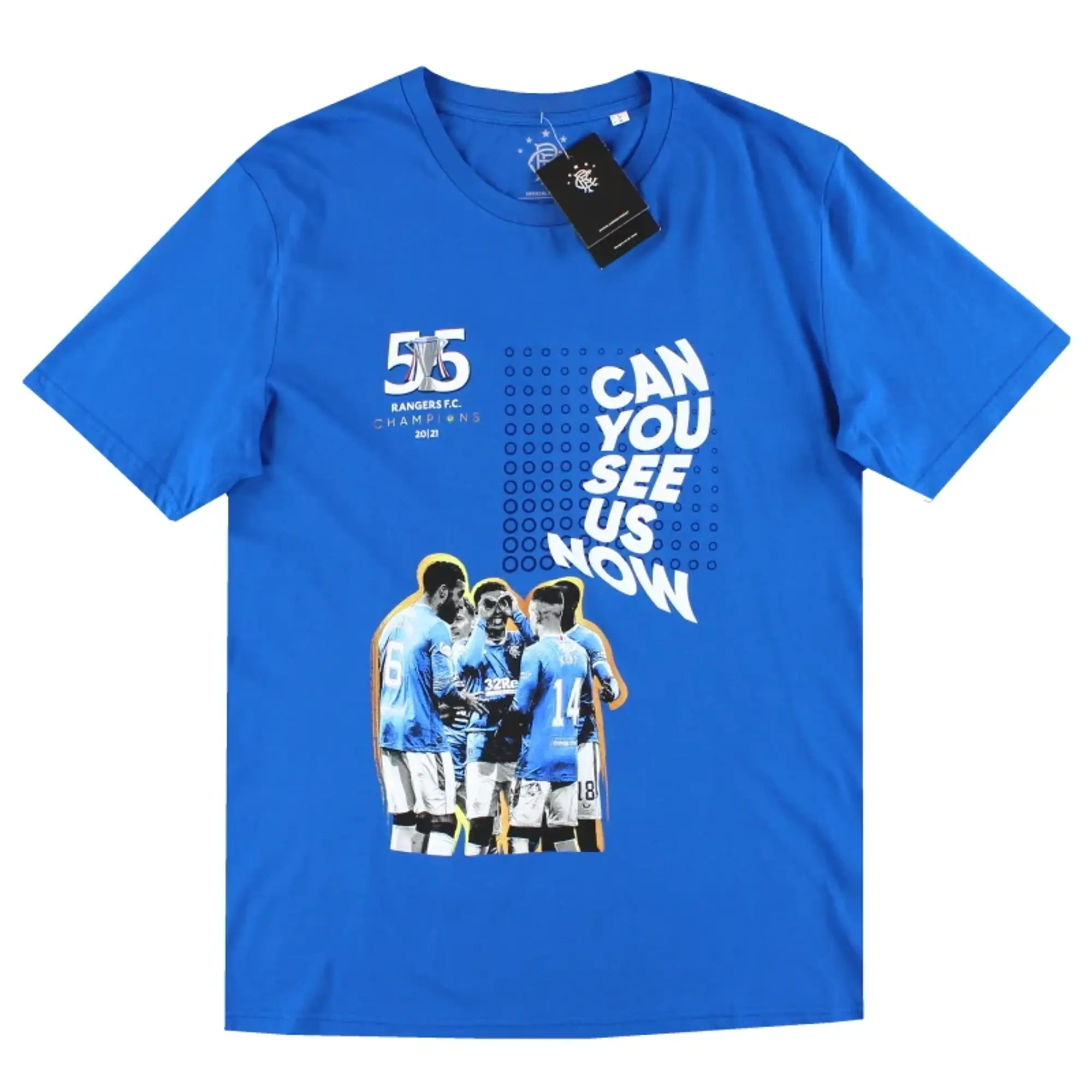 2020-21 Rangers 'Champions 55' Graphic Tee *BNIB* - Rangers / BNIB / Medium