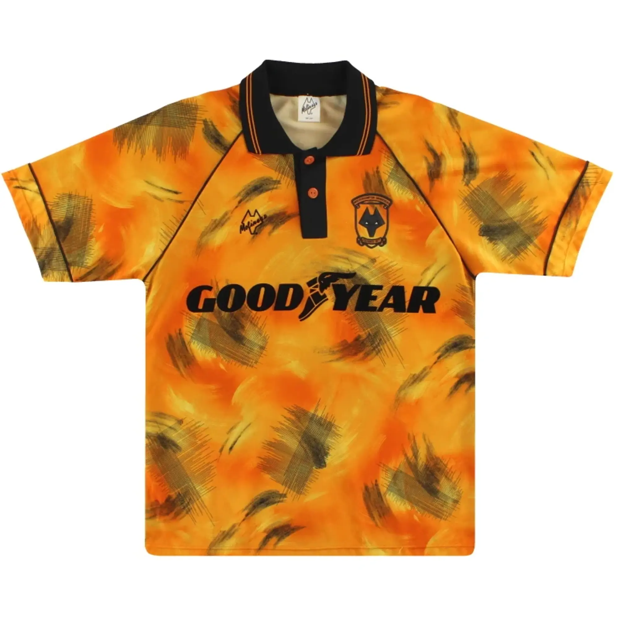 1992-93 Wolves Home Shirt *Mint* L - Wolves / Excellent / Large