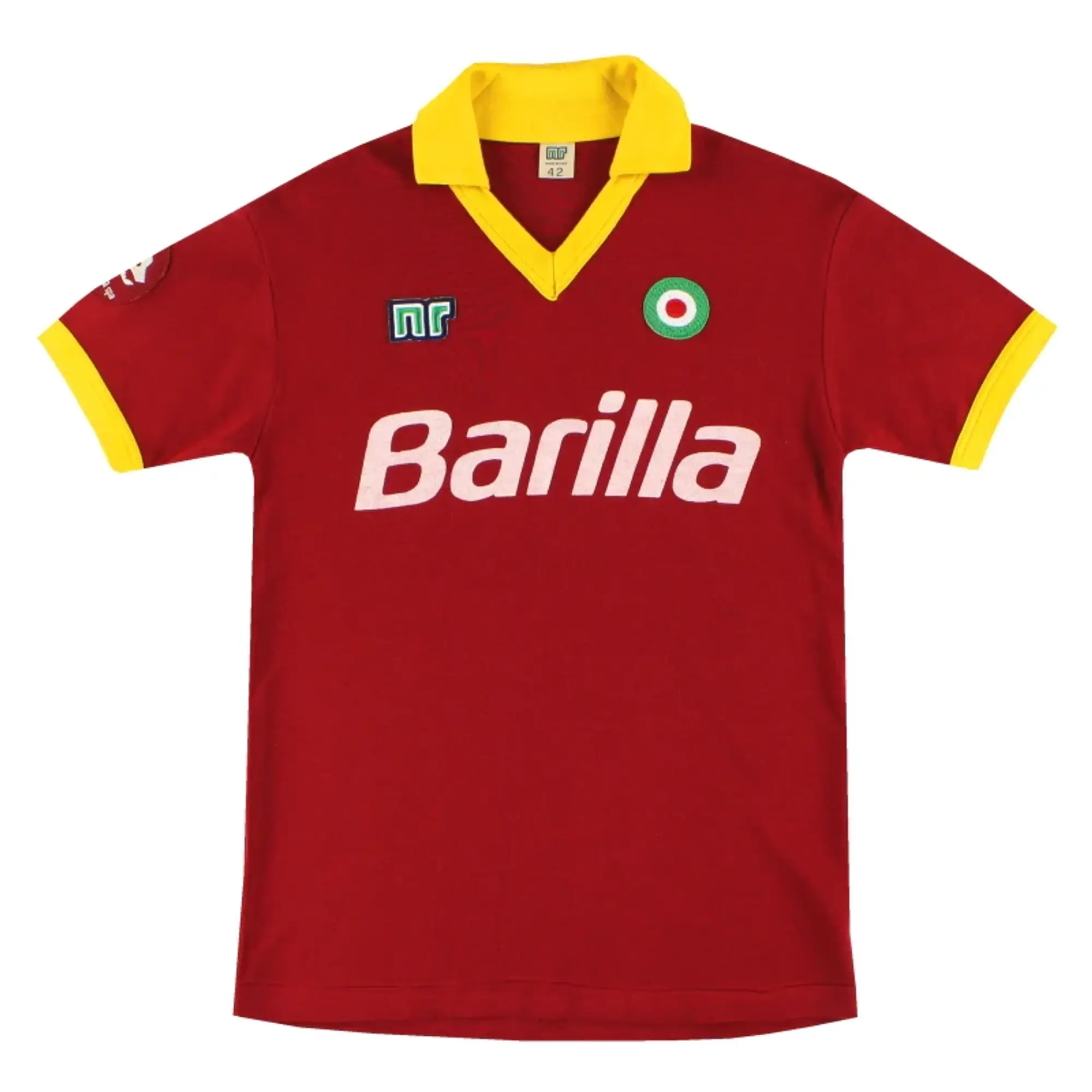 1987-88 Roma Home Shirt *Mint* L - Roma / As New / Large