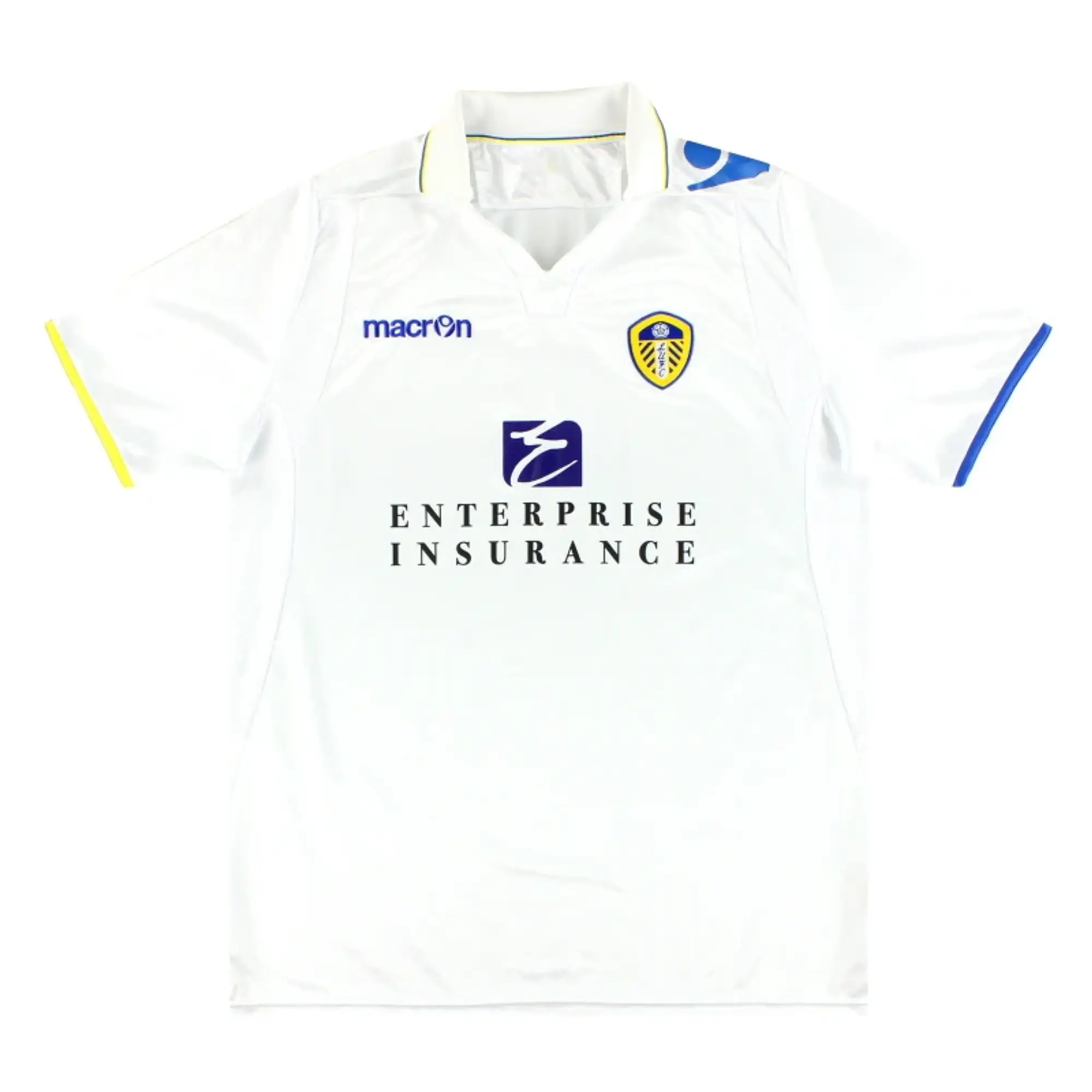 2011-12 Leeds Macron Home Shirt S - Leeds / Excellent / Small