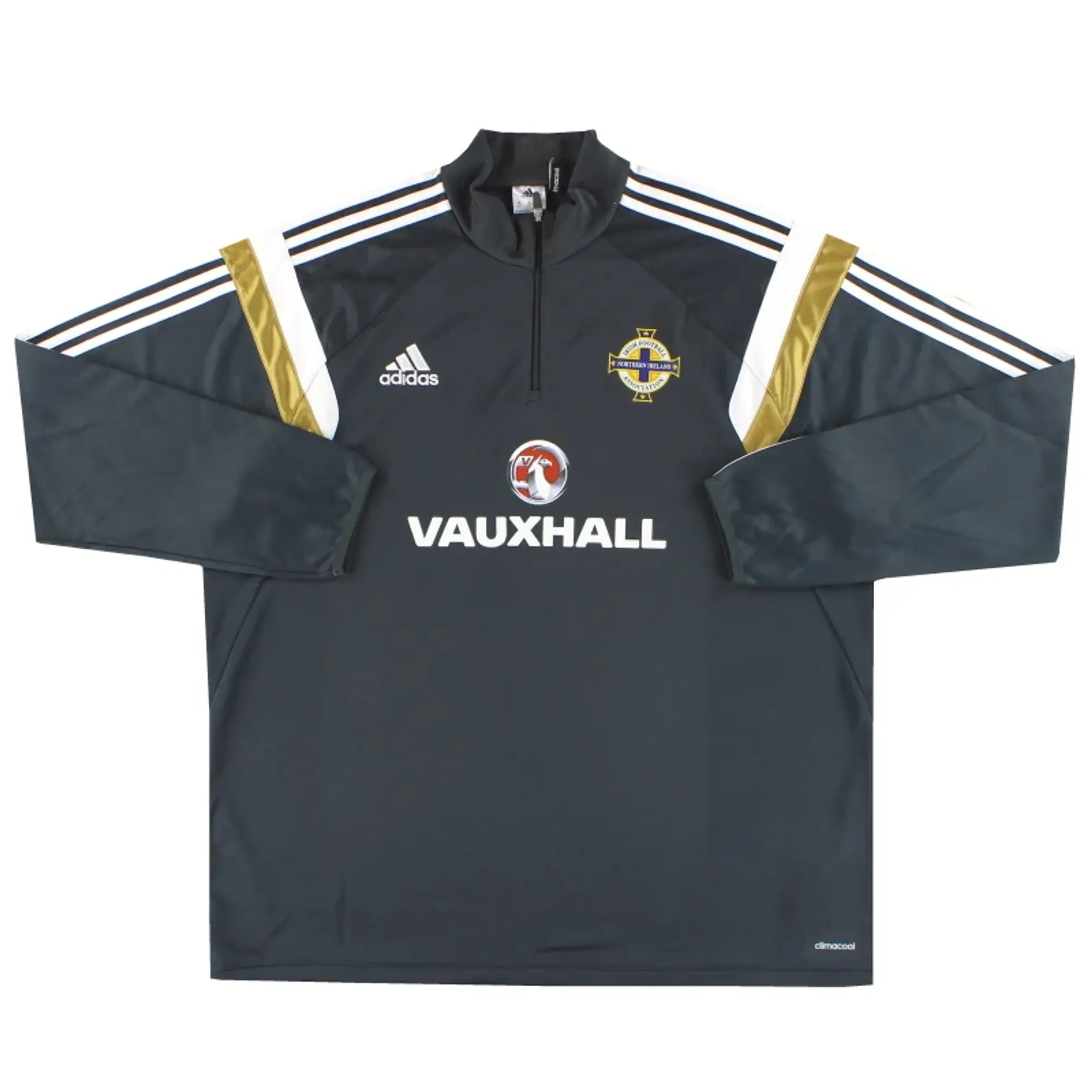 2014-15 Northern Ireland adidas 1/4 Zip Track Top XXL - Northern Ireland / Excellent / XXL