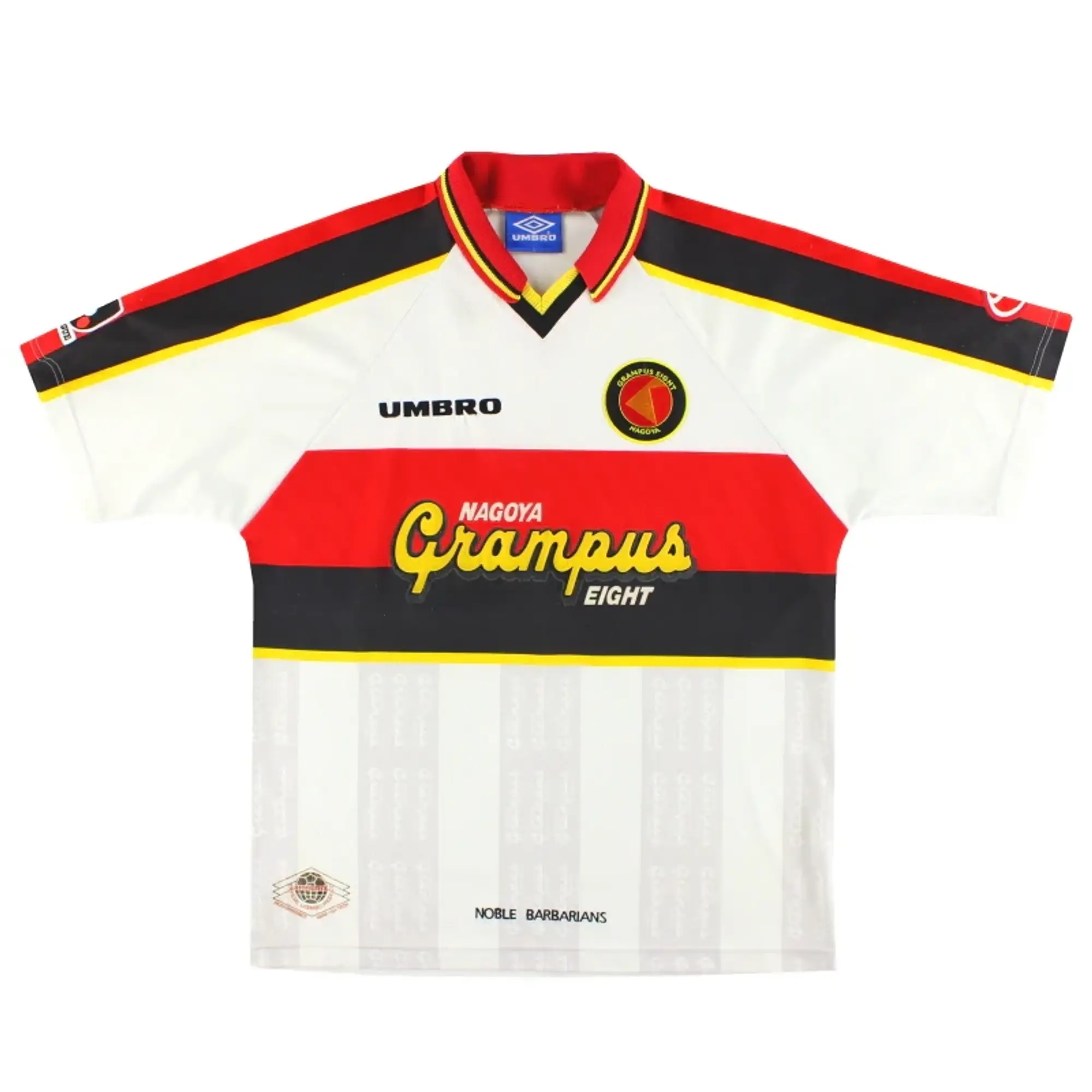 1997 Nagoya Grampus Eight Umbro Away Shirt L - Other World Clubs / Very Good / Large