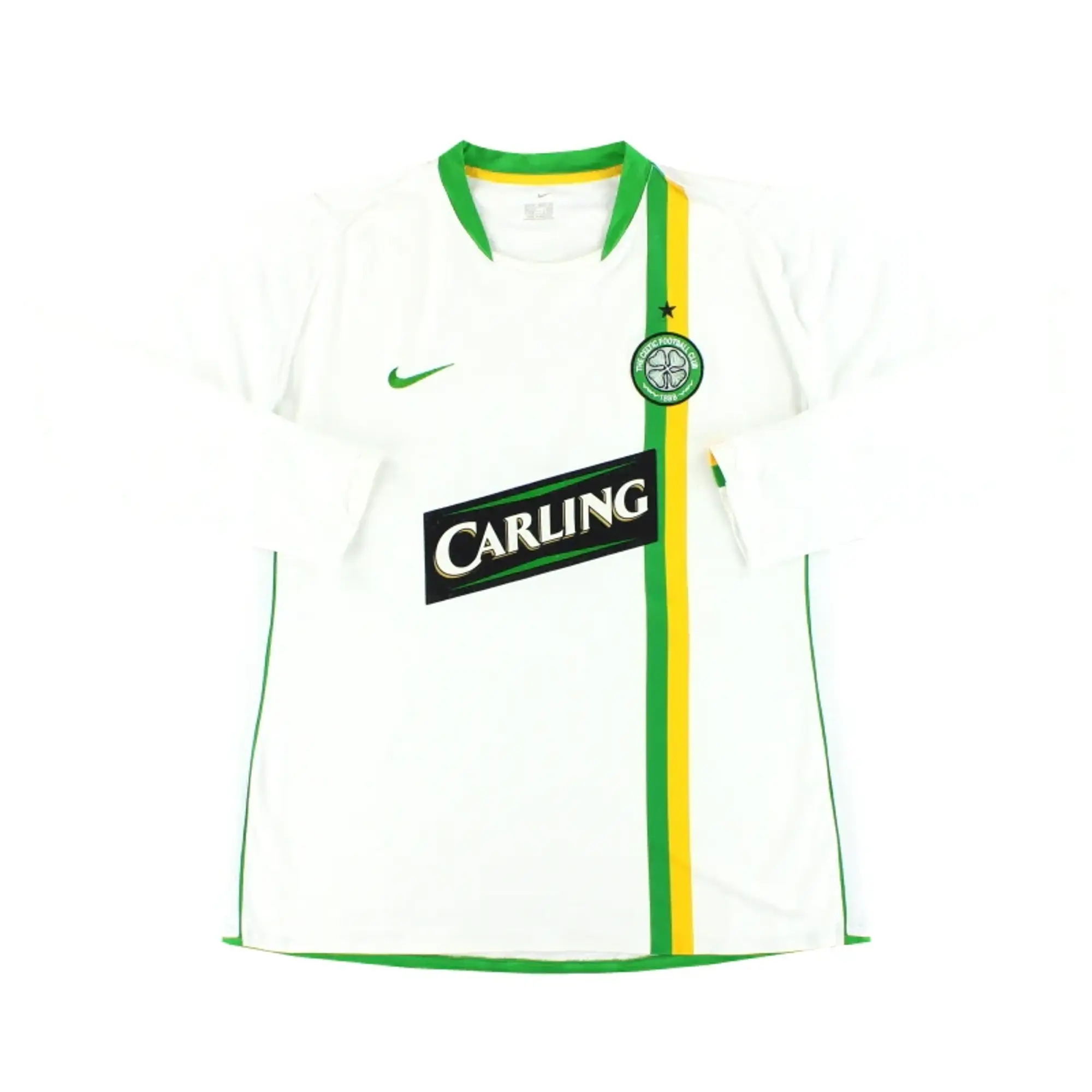 2006-08 Celtic Nike Player Issue European Shirt L/S XL - Celtic / Excellent / XL