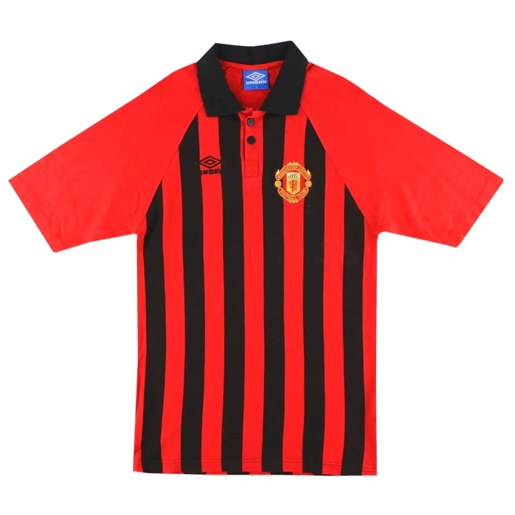 1994-95 Manchester United Umbro Polo Shirt M - Manchester United / Excellent / Medium