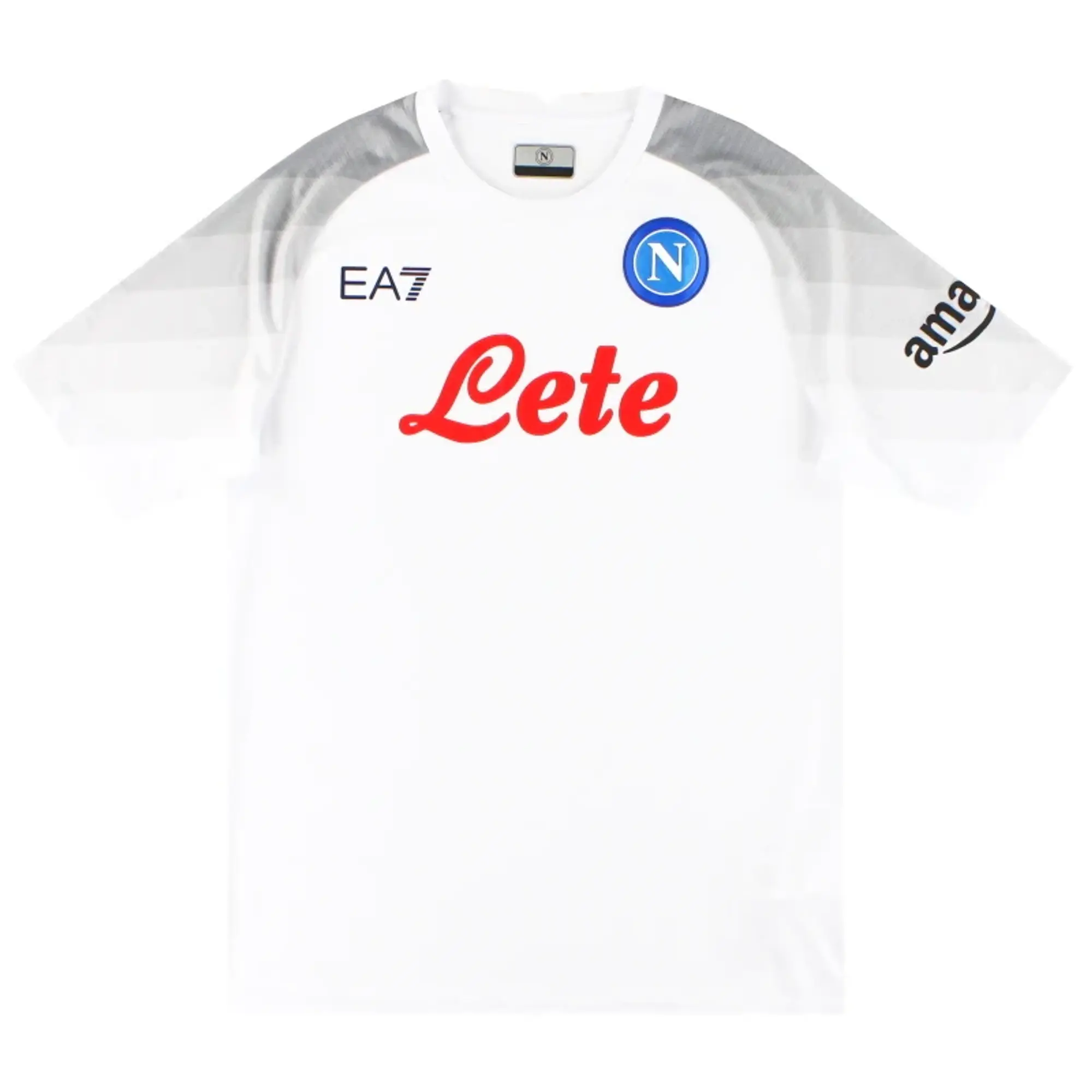 2022-23 Napoli EA7 European Away Shirt L - Napoli / Very Good / Large