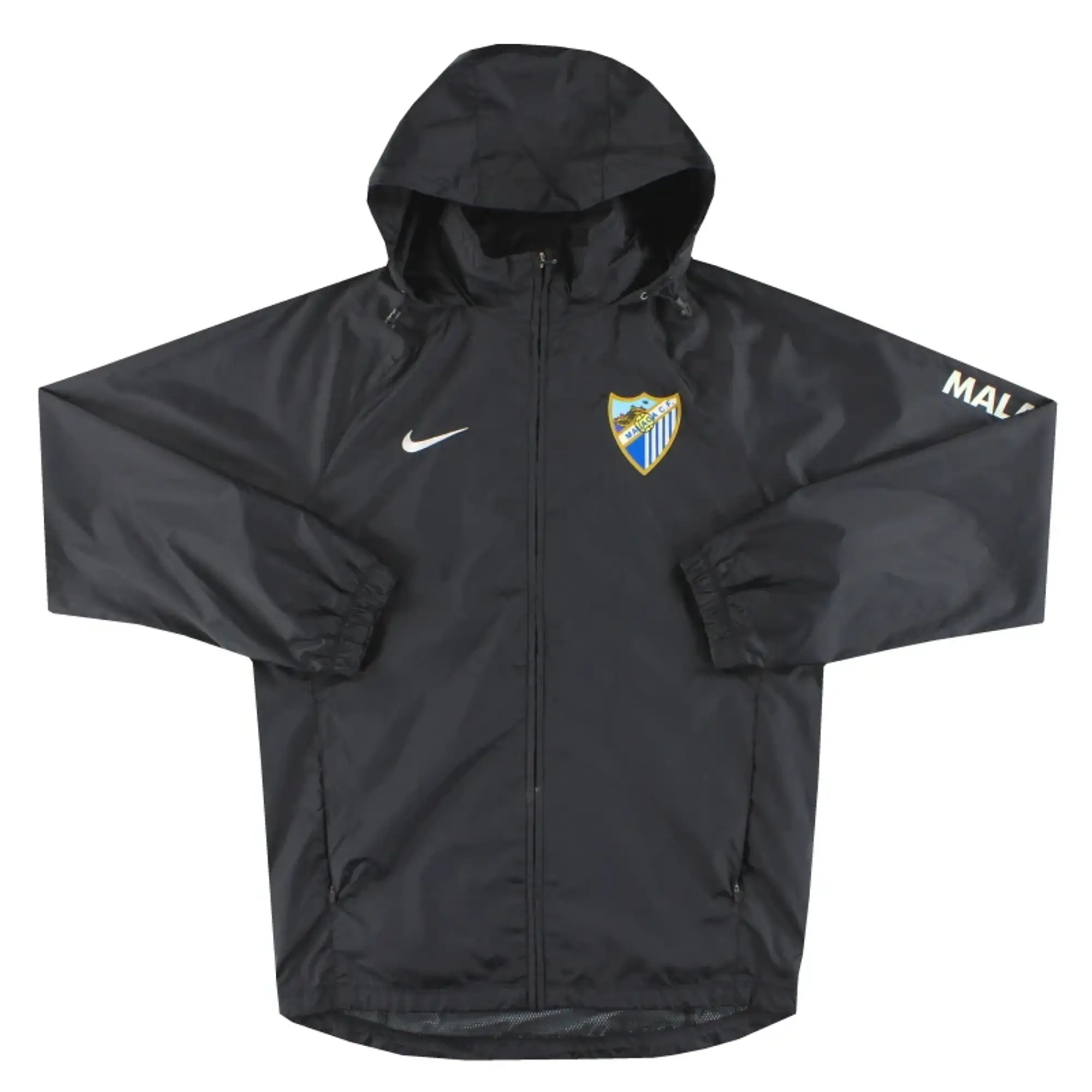 2013-14 Malaga Nike Rain Jacket S - Other Spanish Clubs / Excellent / Small