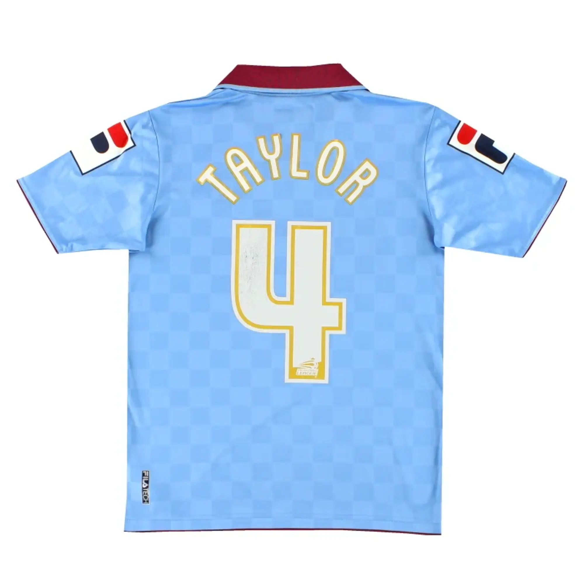 2013-15 Tranmere Rovers Fila Away Shirt Taylor #4 L.Boys - Tranmere Rovers / Very Good / Large Boys