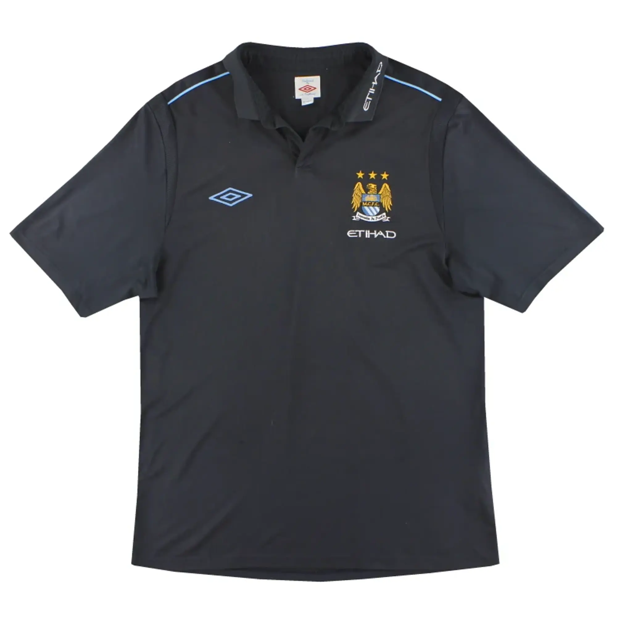 2009-10 Manchester City Umbro Polo Shirt XL - Manchester City / Excellent / XL