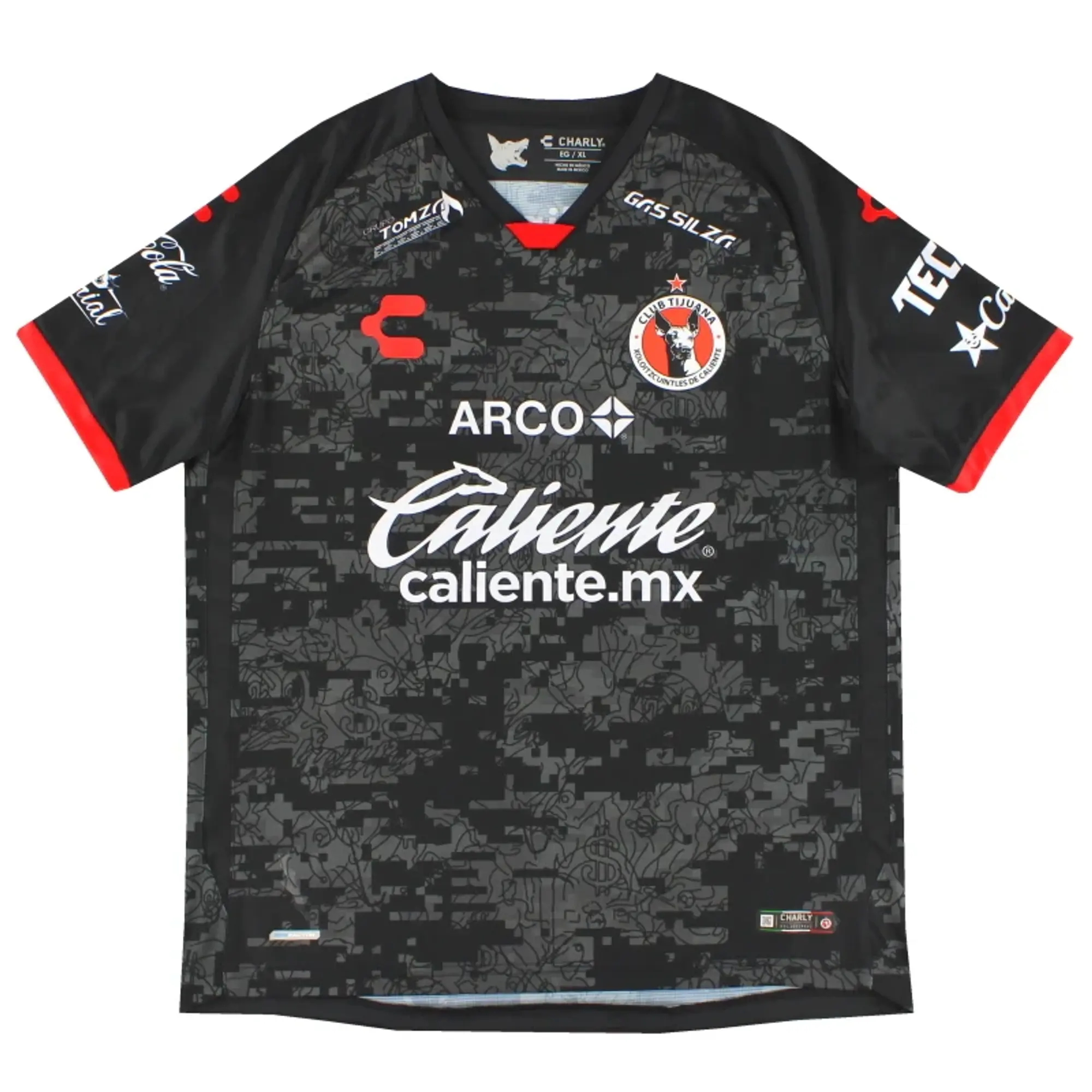 2020-21 Club Tijuana Charly Home Shirt *Mint* XL - Central and South American Clubs / Mint / XL